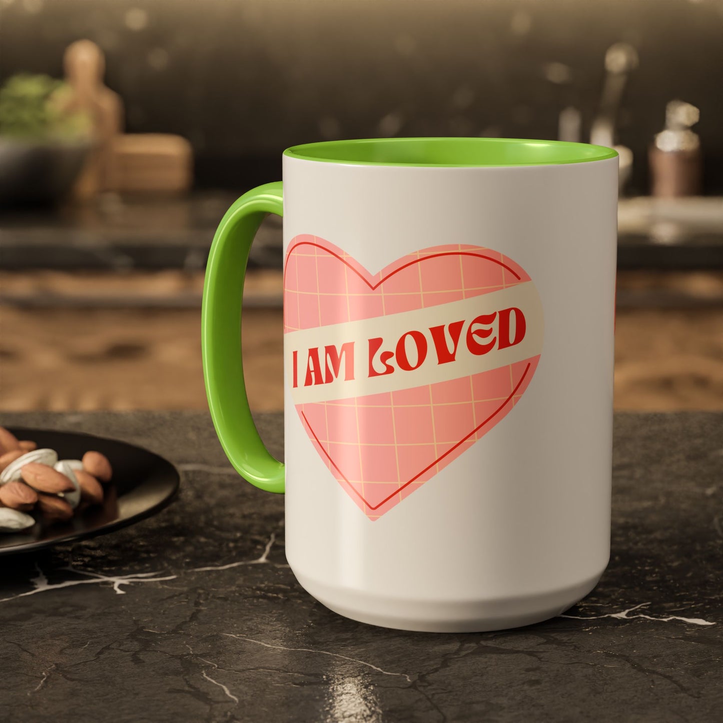 I Am Loved Heart – Accent Mug (11oz/15oz)