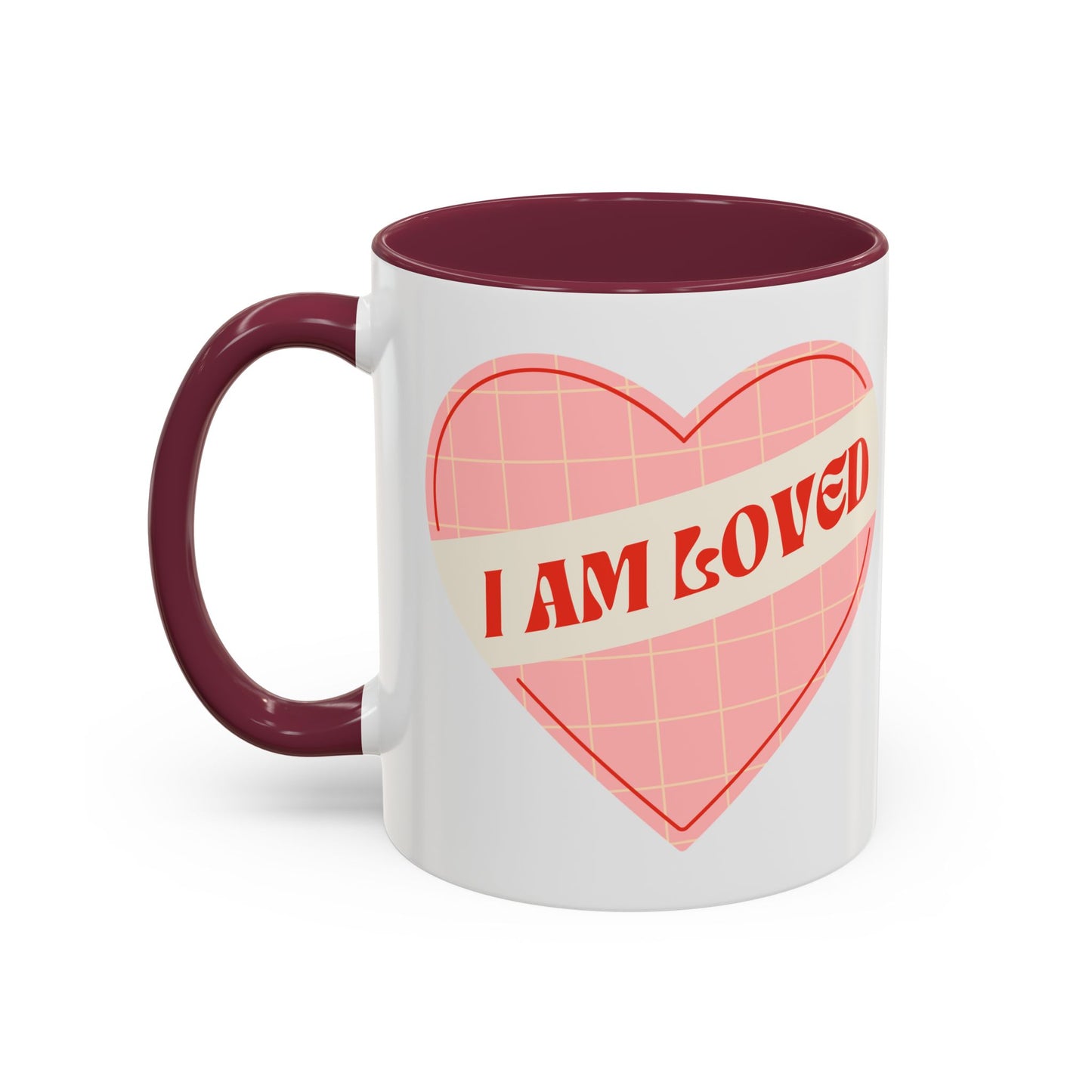 I Am Loved Heart – Accent Mug (11oz/15oz)