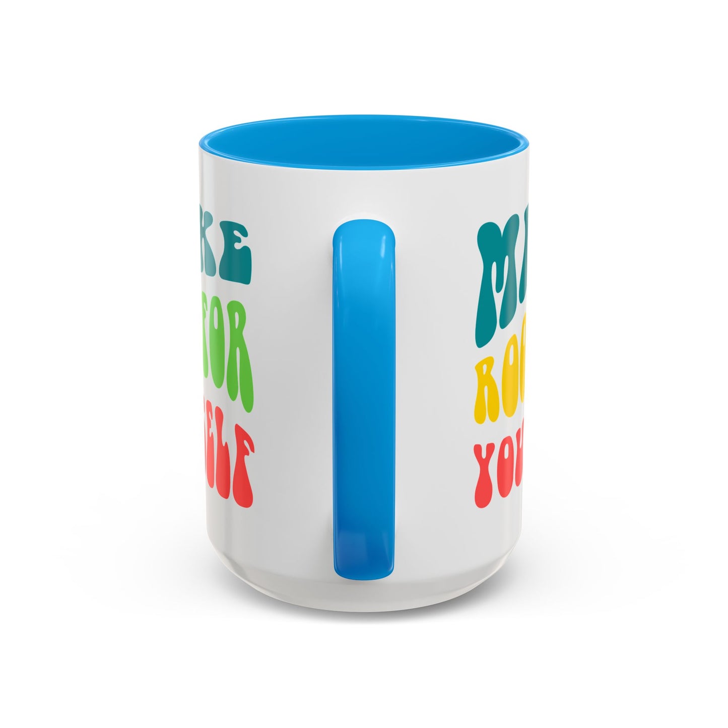 Make Room For Yourself – Retro Affirmation Accent Mug (11oz/15oz)