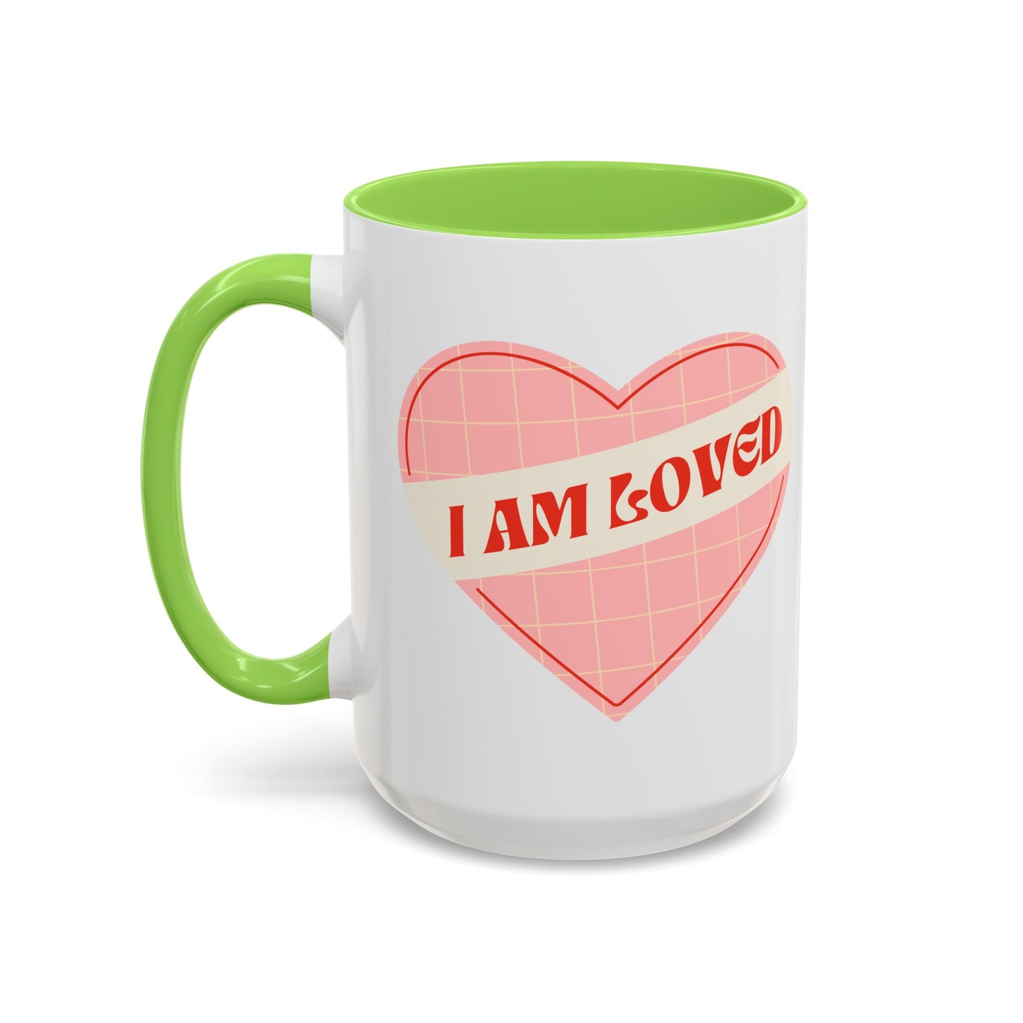 I Am Loved Heart – Accent Mug (11oz/15oz)