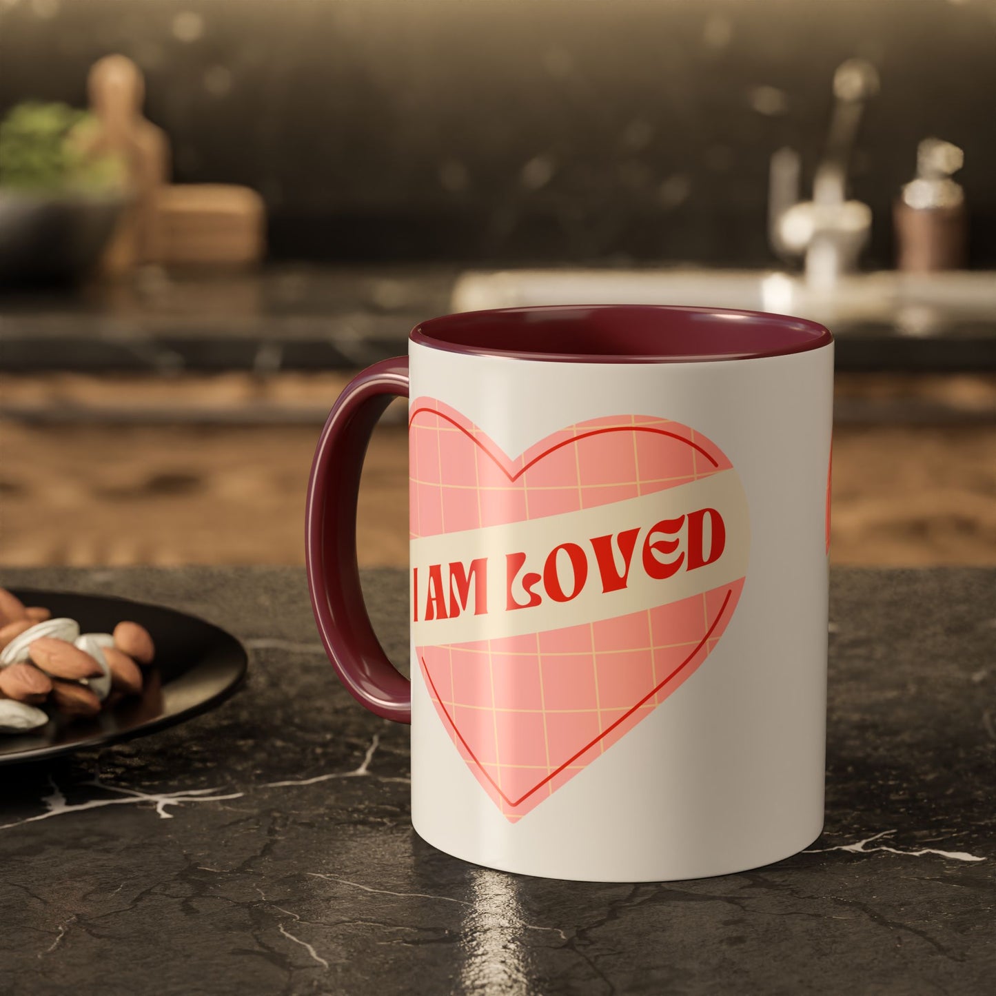 I Am Loved Heart – Accent Mug (11oz/15oz)