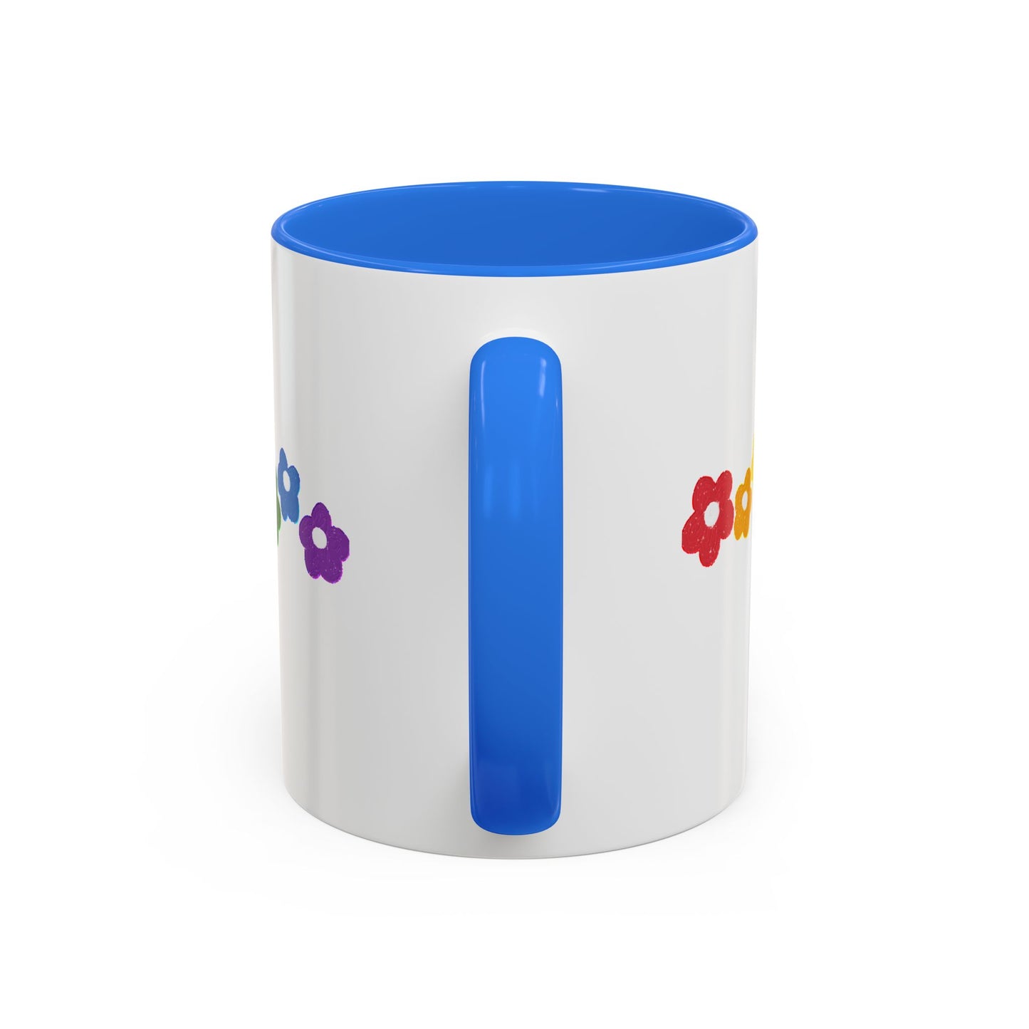 Rainbow Flower Arc Ceramic Mug – 11oz, 15oz, 20oz