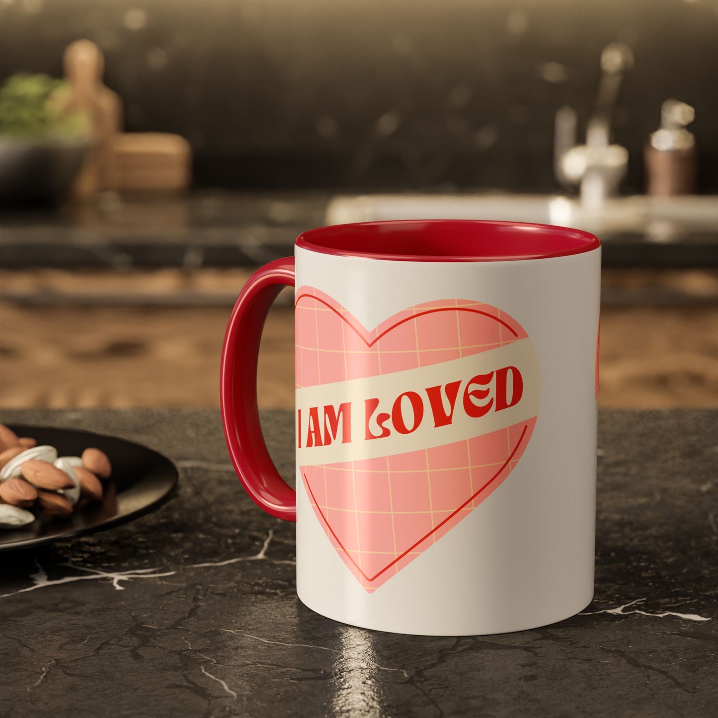 I Am Loved Heart – Accent Mug (11oz/15oz)