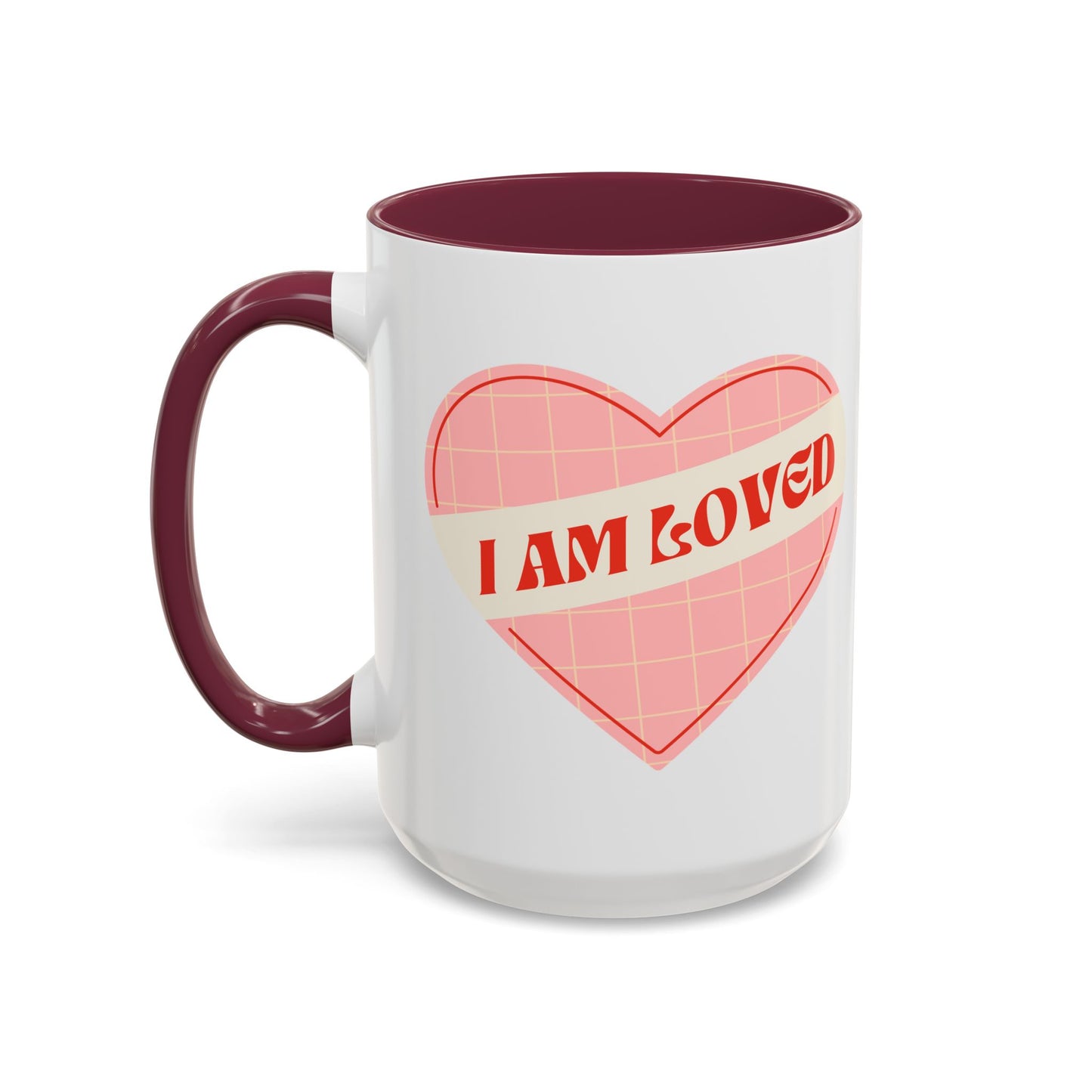 I Am Loved Heart – Accent Mug (11oz/15oz)