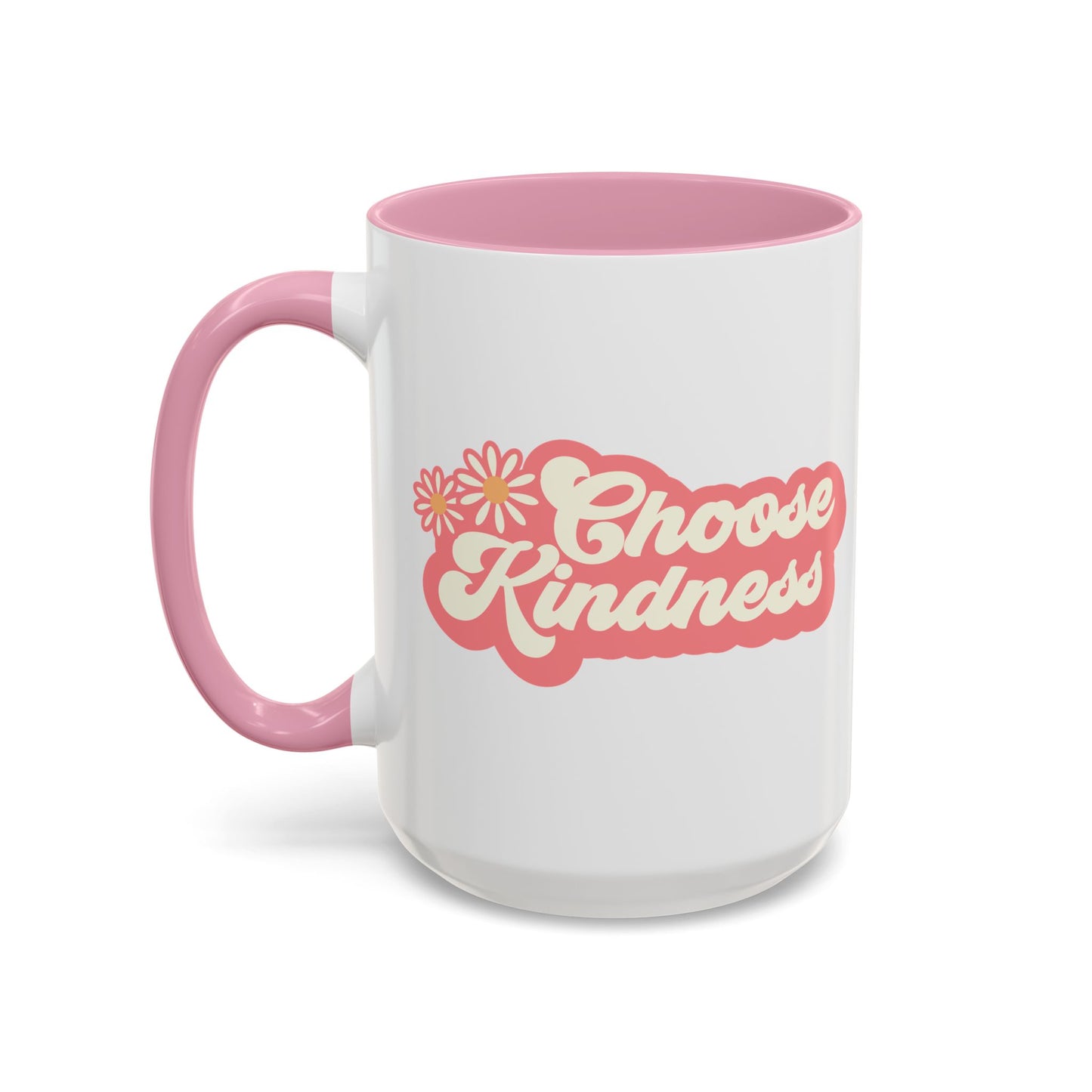 Choose Kindness Retro Accent Mug (11oz/15oz)