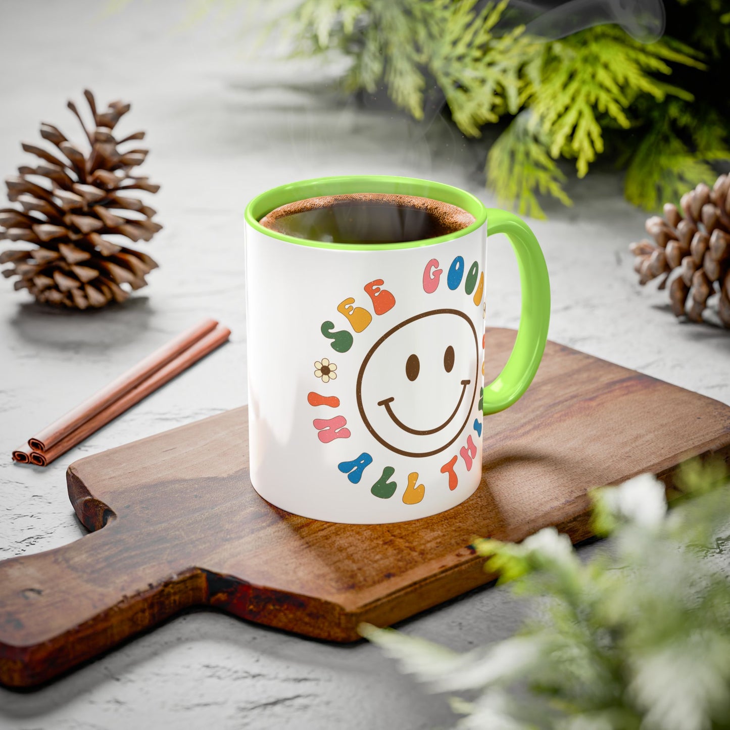See Good In All Things – Accent Mug (11oz/15oz)
