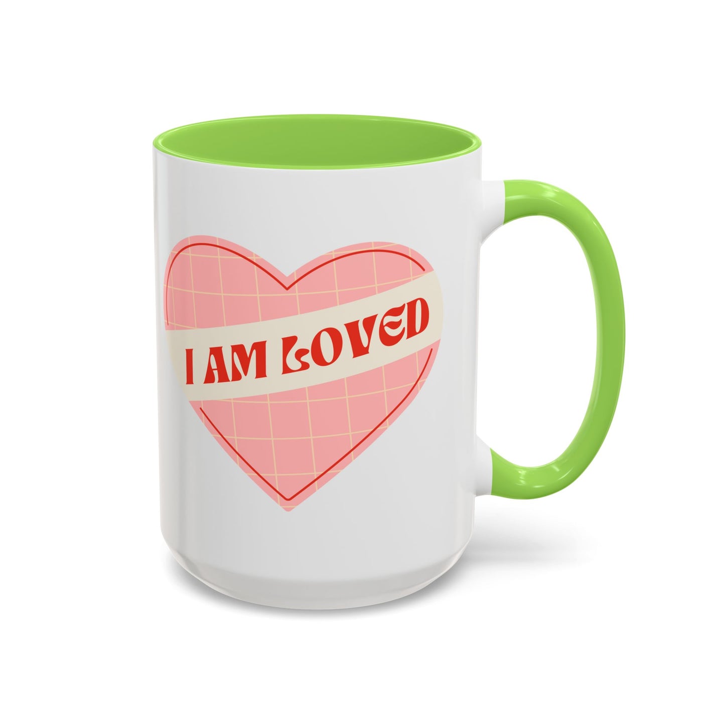 I Am Loved Heart – Accent Mug (11oz/15oz)
