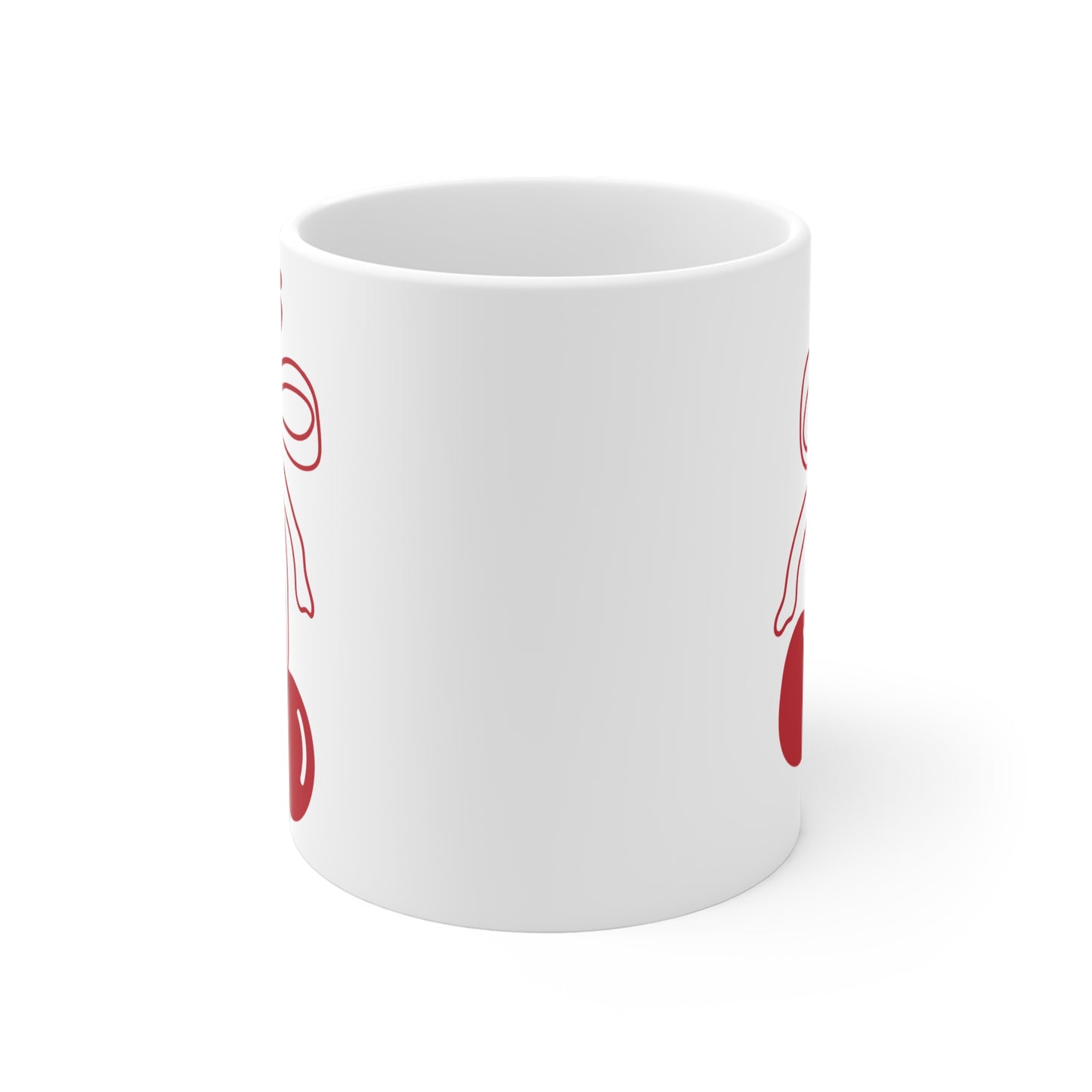 666 Angel Number Cherries Coffee Mug – Coquette Bow Kawaii | 11oz 15oz 20oz White Ceramic