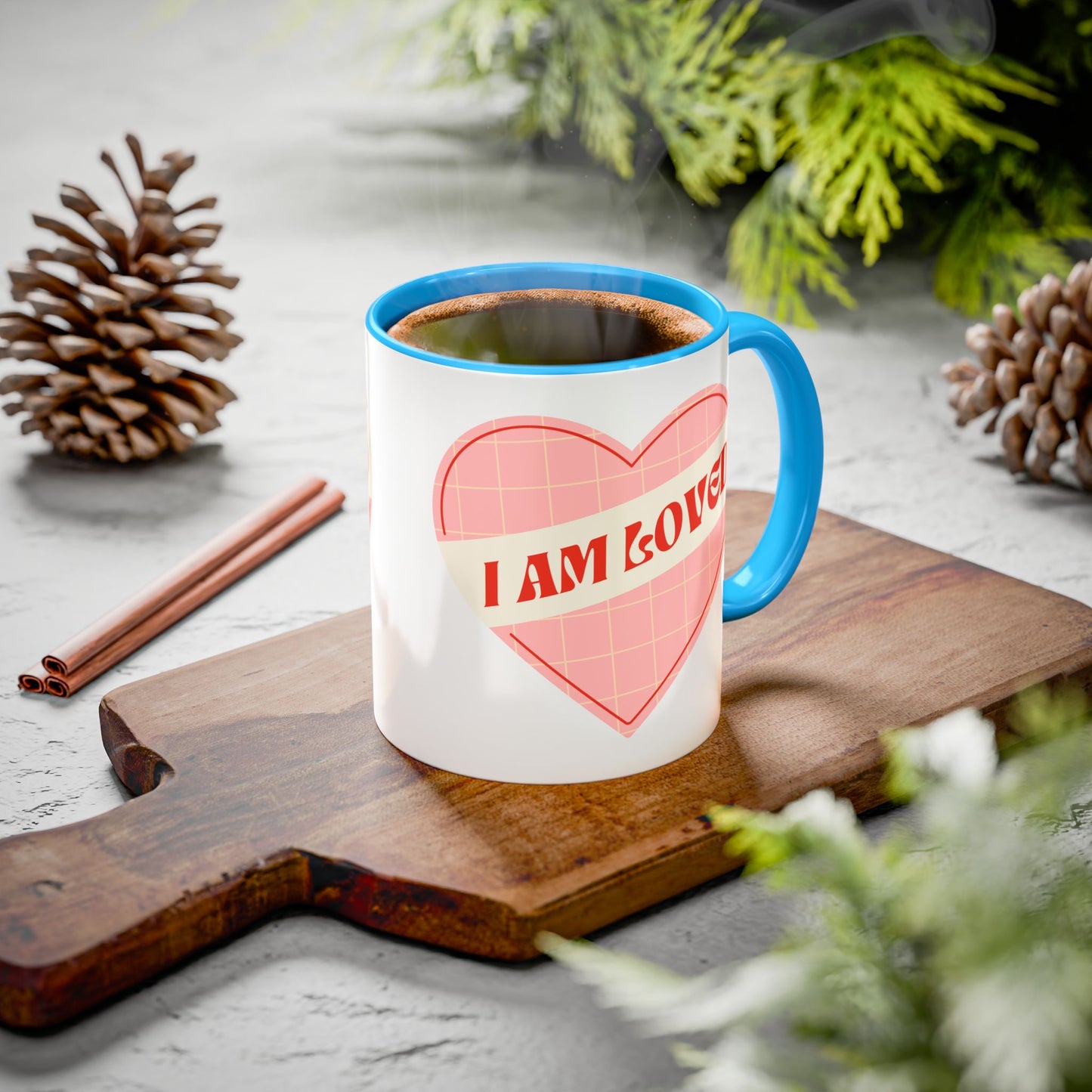 I Am Loved Heart – Accent Mug (11oz/15oz)