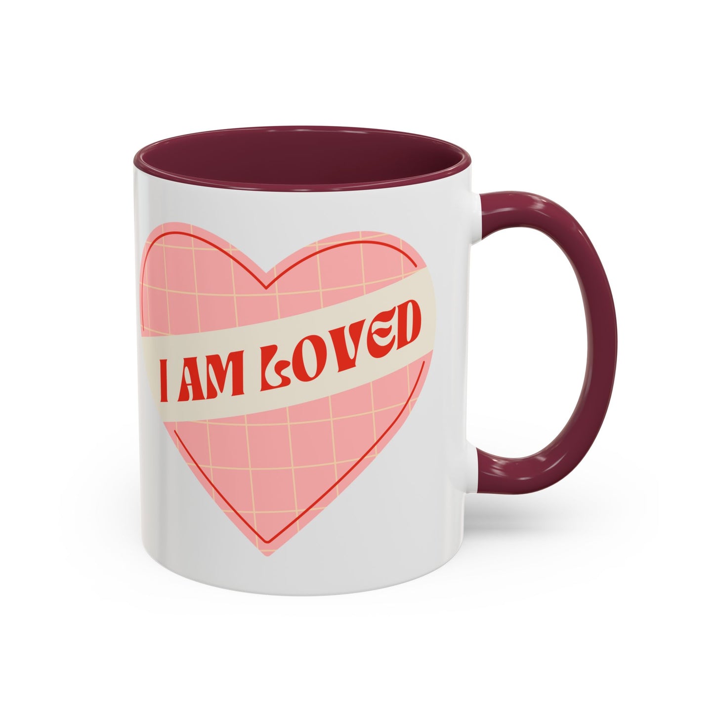 I Am Loved Heart – Accent Mug (11oz/15oz)