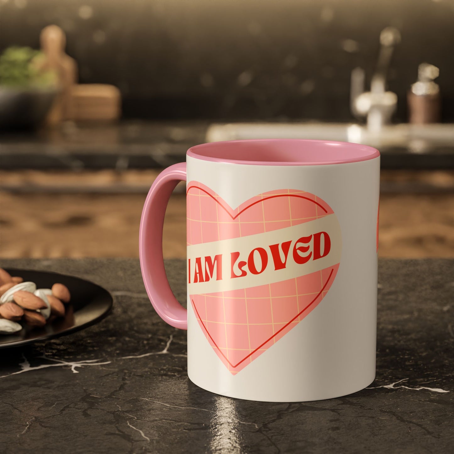 I Am Loved Heart – Accent Mug (11oz/15oz)
