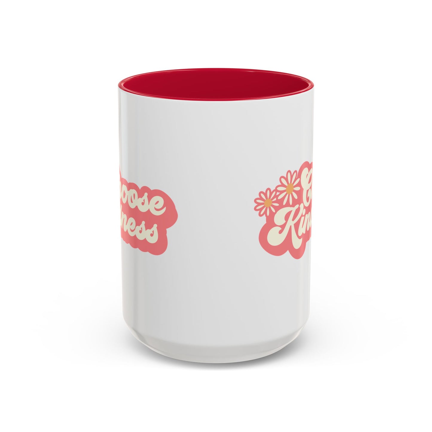 Choose Kindness Retro Accent Mug (11oz/15oz)