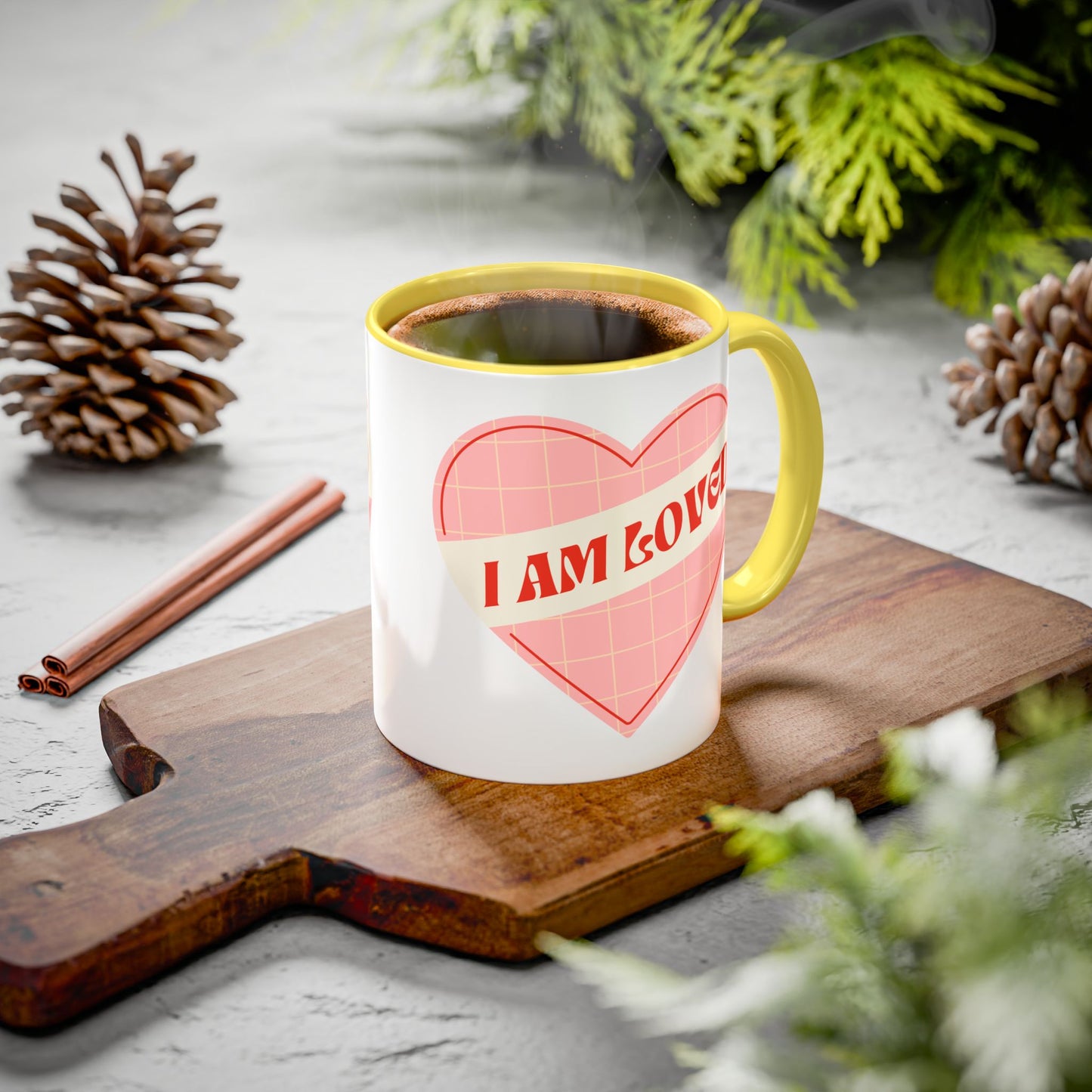 I Am Loved Heart – Accent Mug (11oz/15oz)