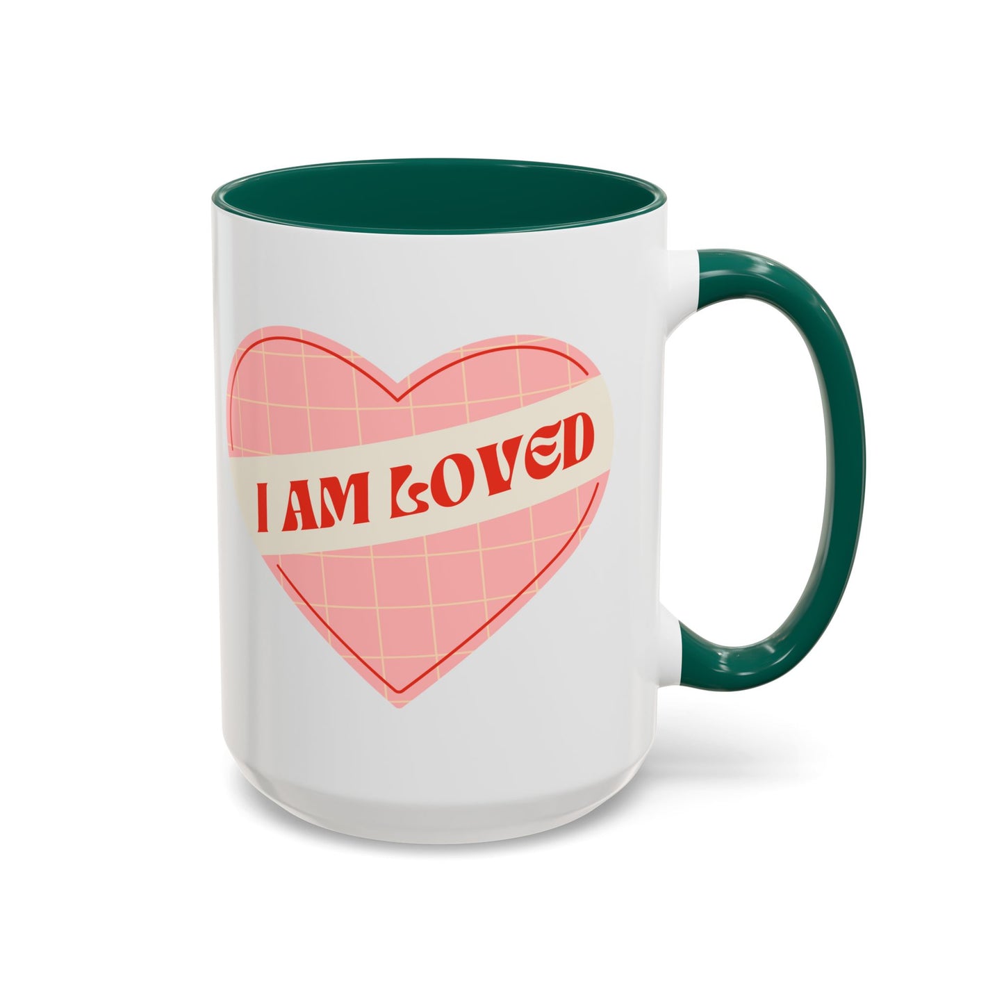 I Am Loved Heart – Accent Mug (11oz/15oz)