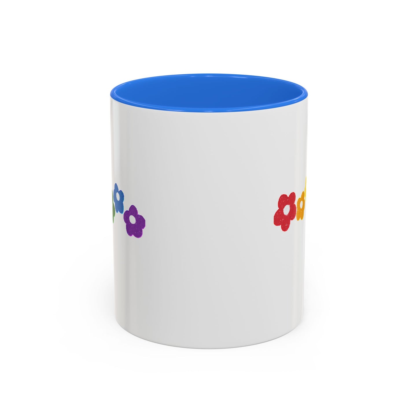 Rainbow Flower Arc Ceramic Mug – 11oz, 15oz, 20oz