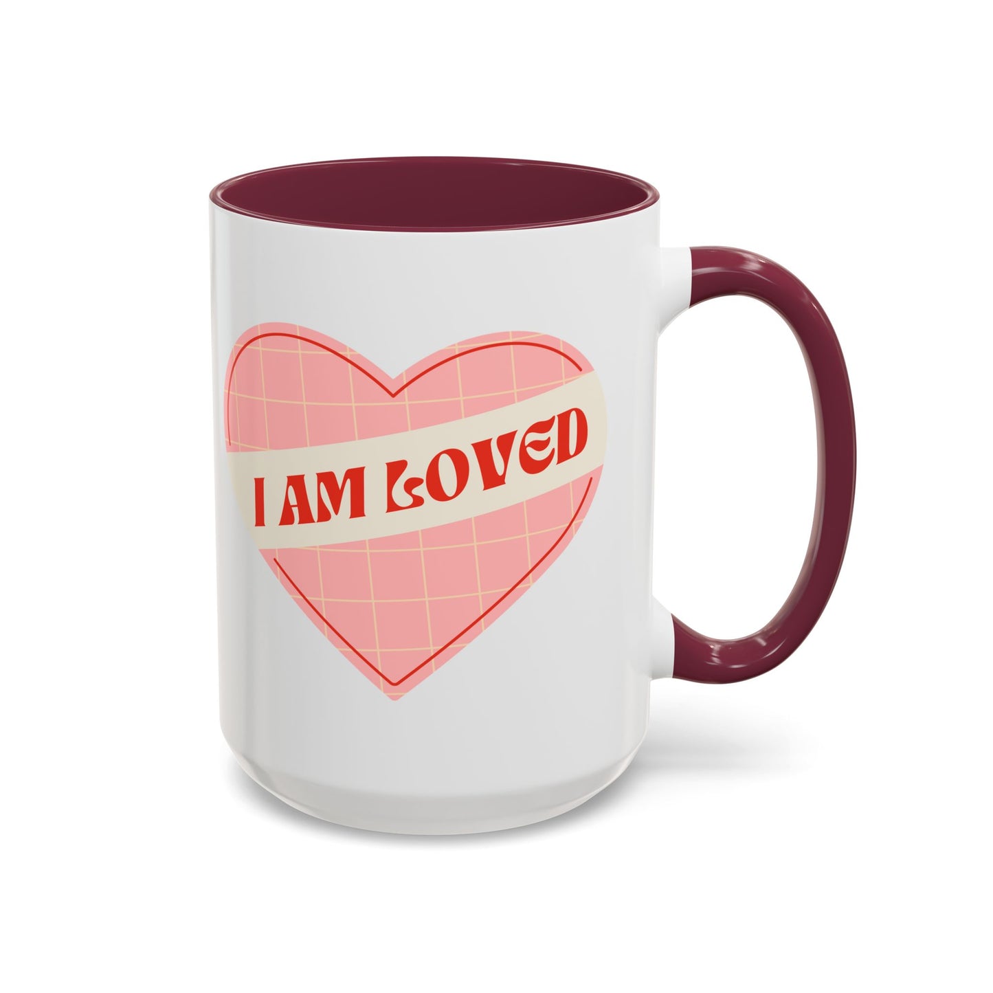 I Am Loved Heart – Accent Mug (11oz/15oz)