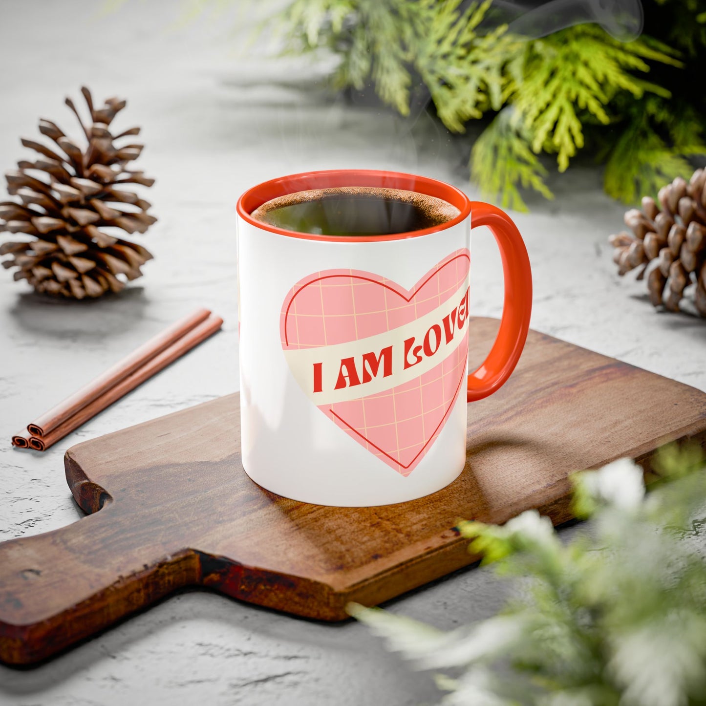 I Am Loved Heart – Accent Mug (11oz/15oz)