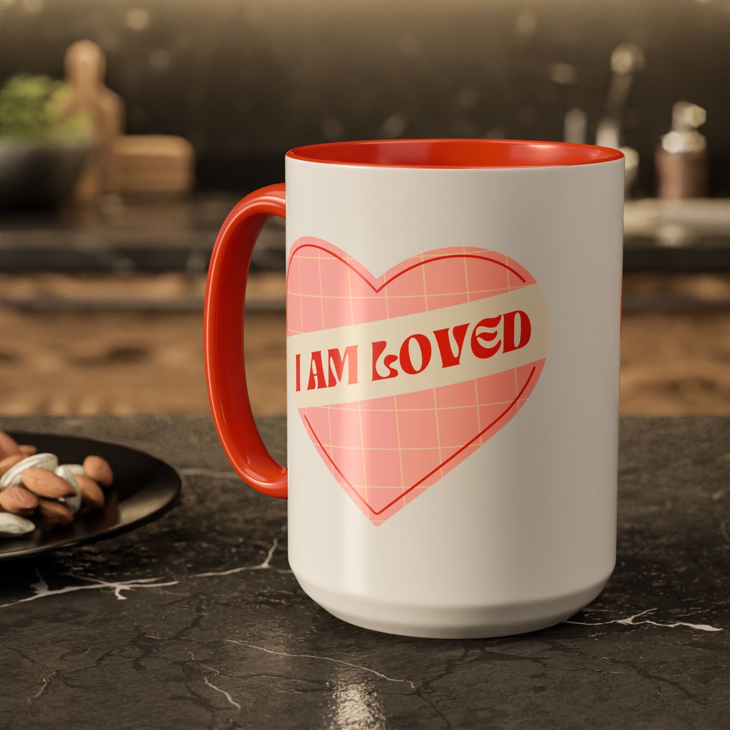 I Am Loved Heart – Accent Mug (11oz/15oz)