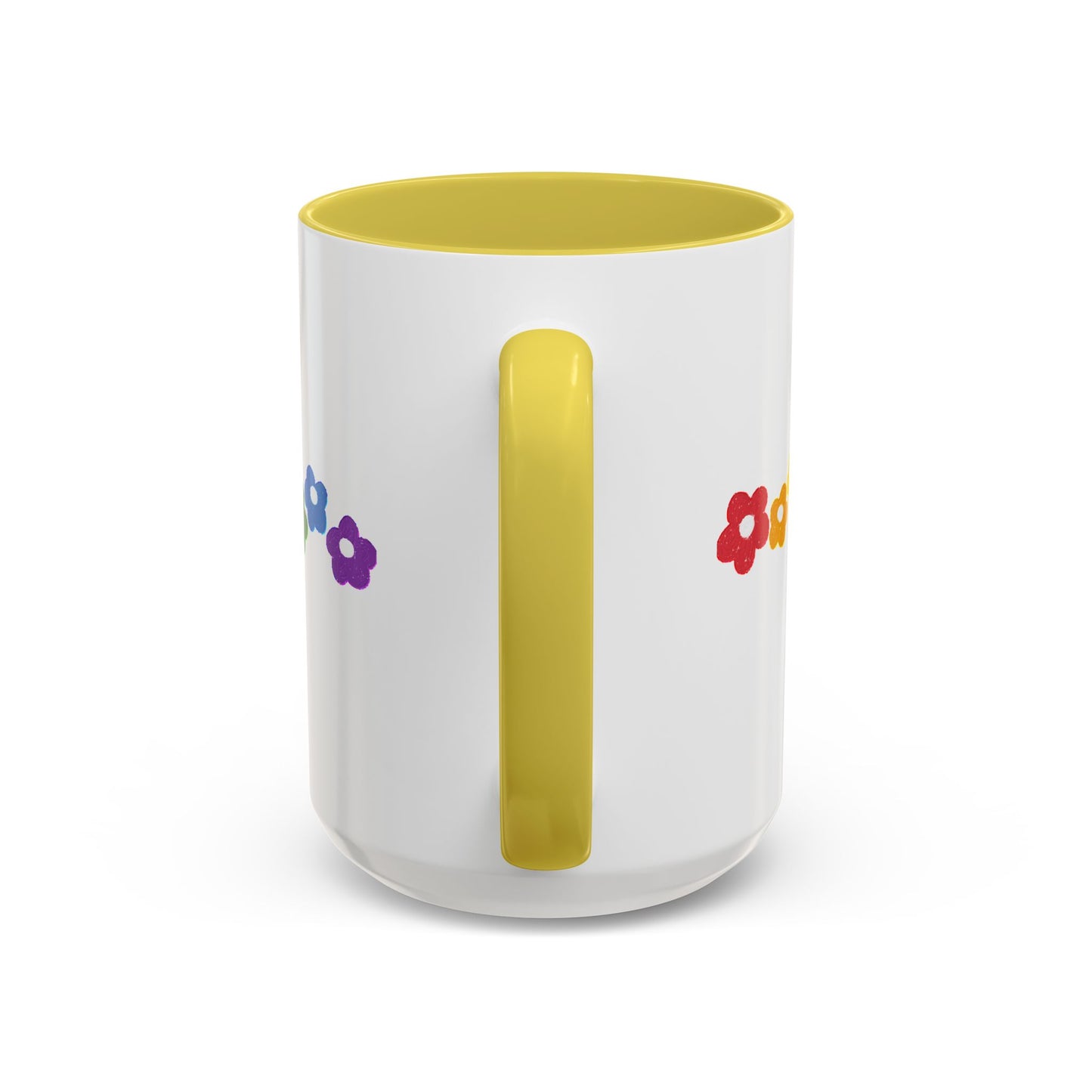 Rainbow Flower Arc Ceramic Mug – 11oz, 15oz, 20oz