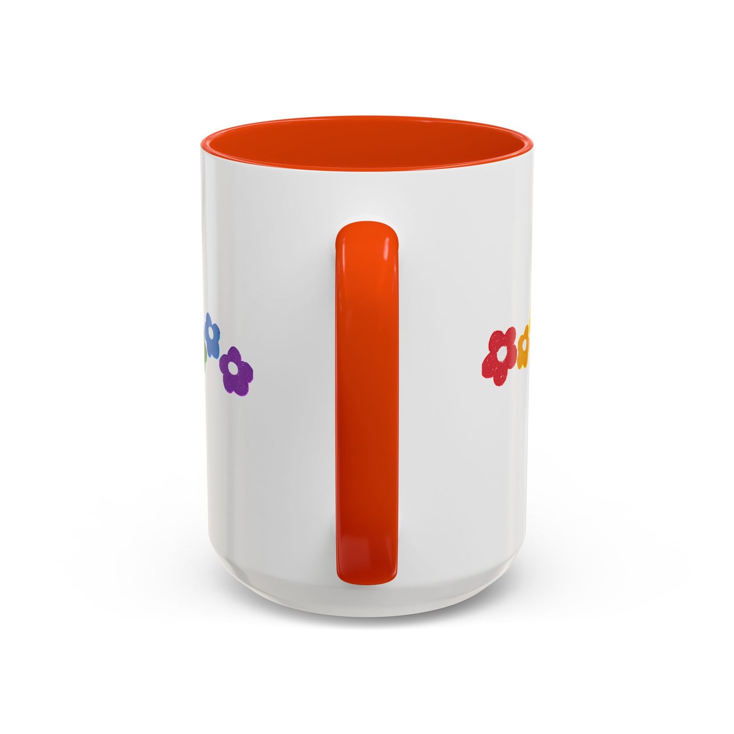 Rainbow Flower Arc Ceramic Mug – 11oz, 15oz, 20oz