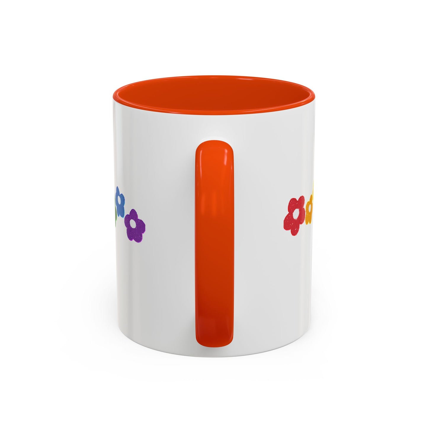 Rainbow Flower Arc Ceramic Mug – 11oz, 15oz, 20oz