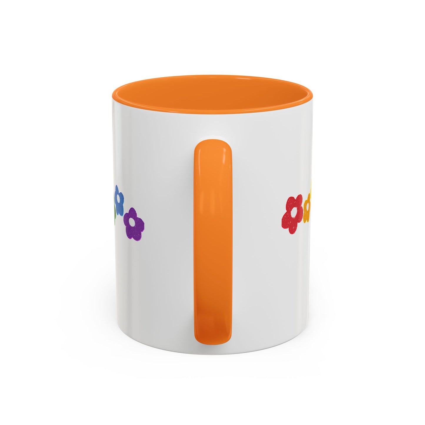 Rainbow Flower Arc Ceramic Mug – 11oz, 15oz, 20oz