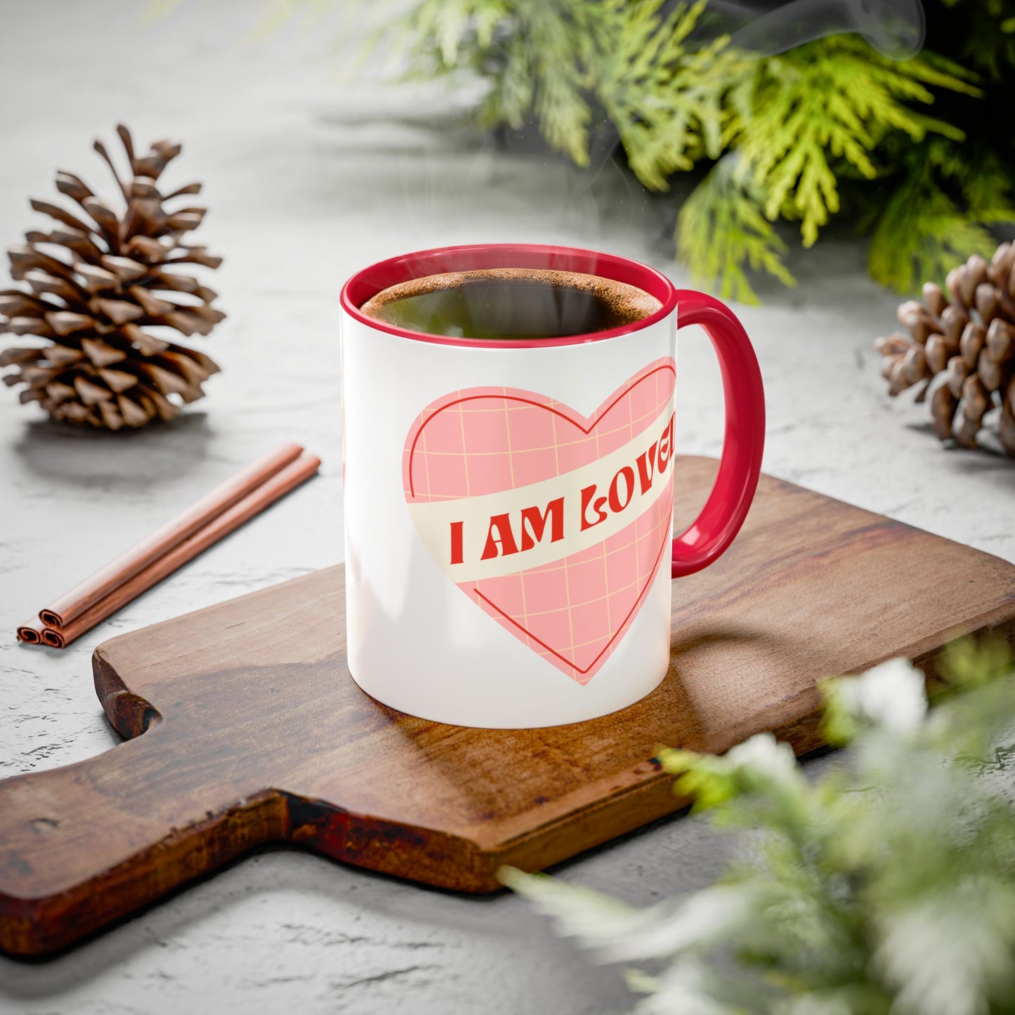 I Am Loved Heart – Accent Mug (11oz/15oz)