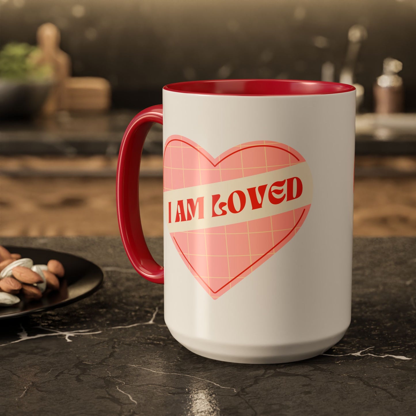 I Am Loved Heart – Accent Mug (11oz/15oz)