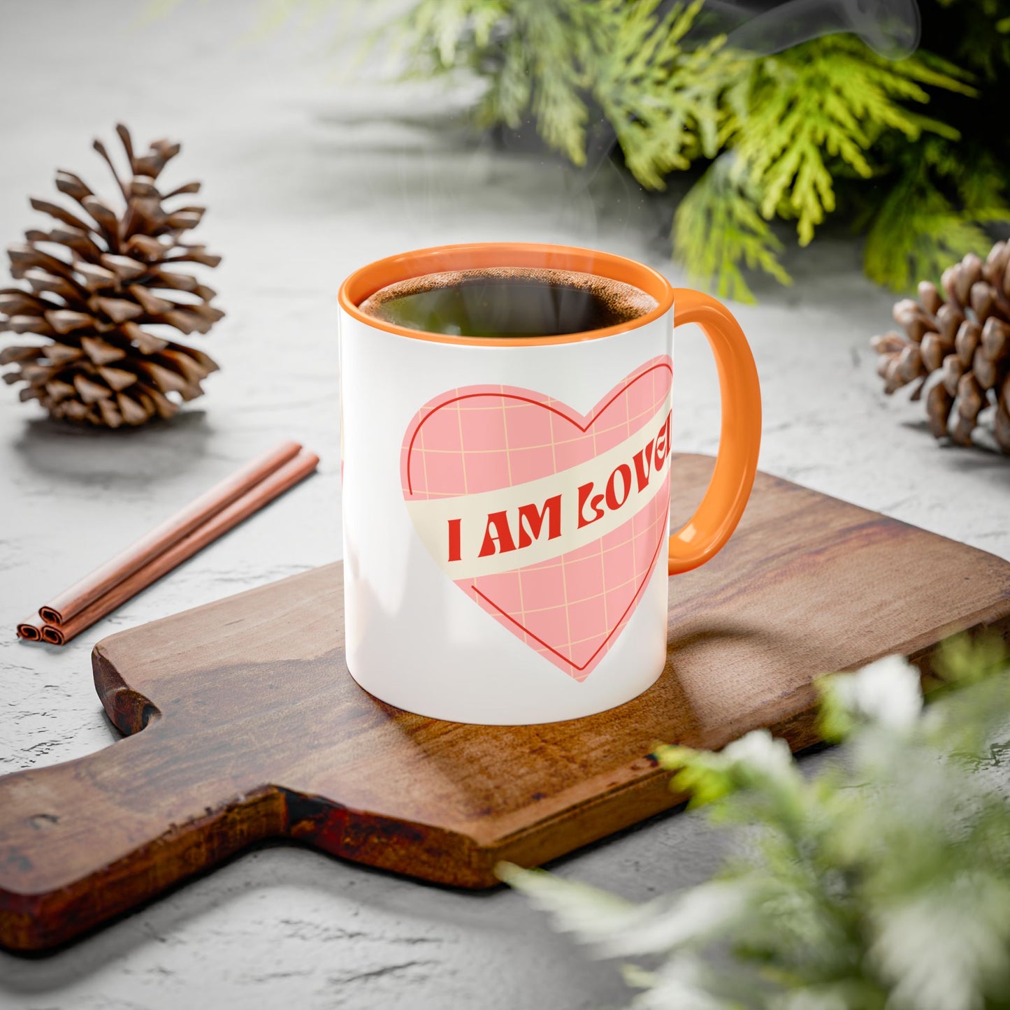I Am Loved Heart – Accent Mug (11oz/15oz)