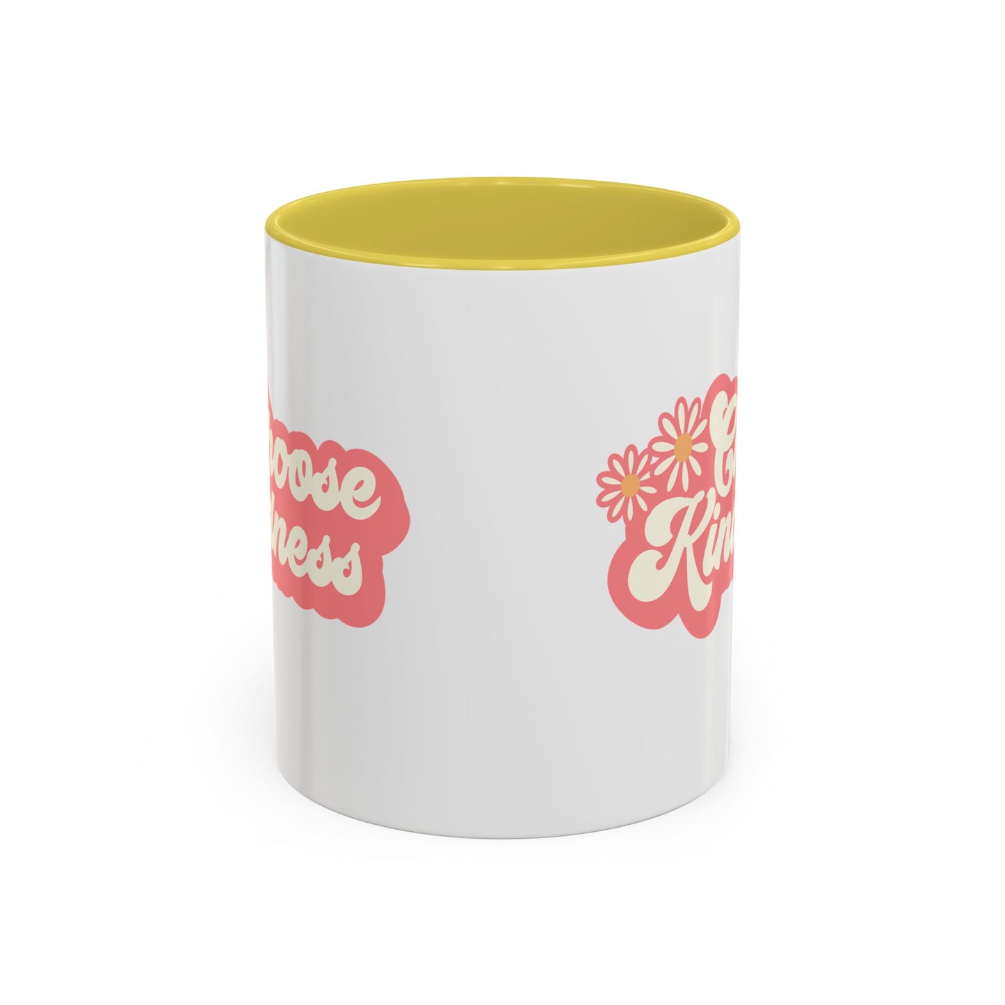 Choose Kindness Retro Accent Mug (11oz/15oz)