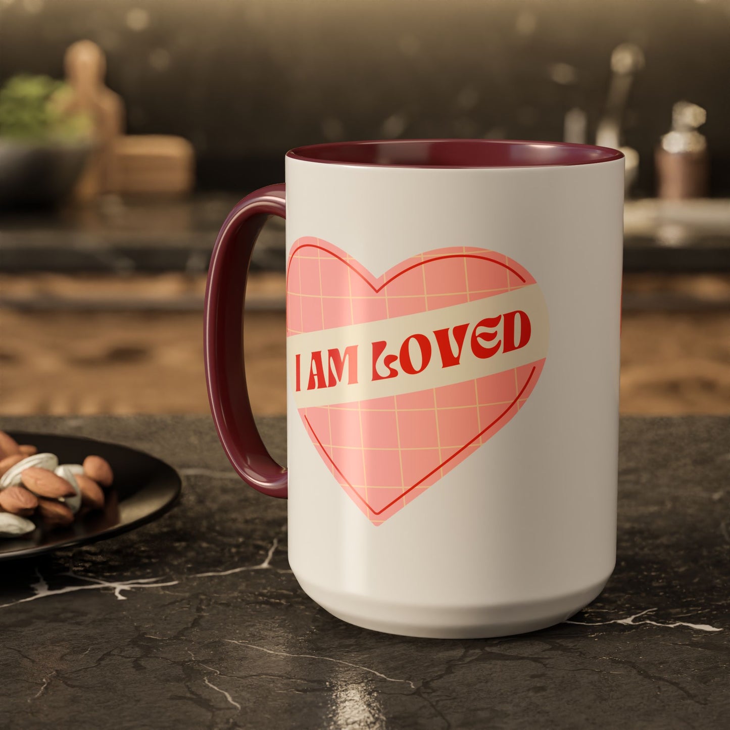 I Am Loved Heart – Accent Mug (11oz/15oz)