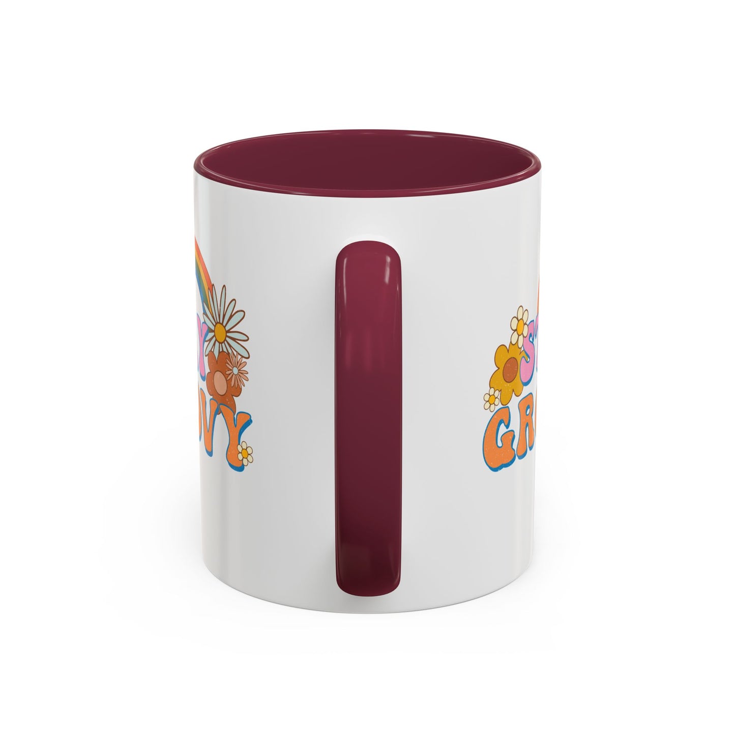 Stay Groovy Coffee Mug – Accent (11/15oz, 9 Colors)