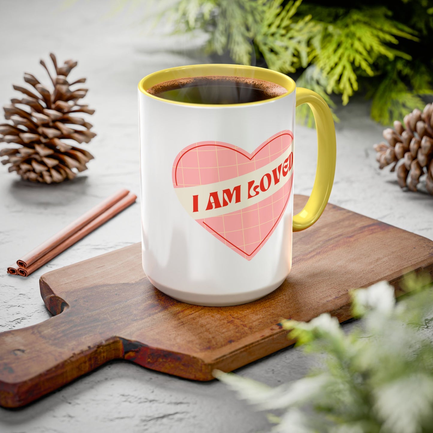 I Am Loved Heart – Accent Mug (11oz/15oz)