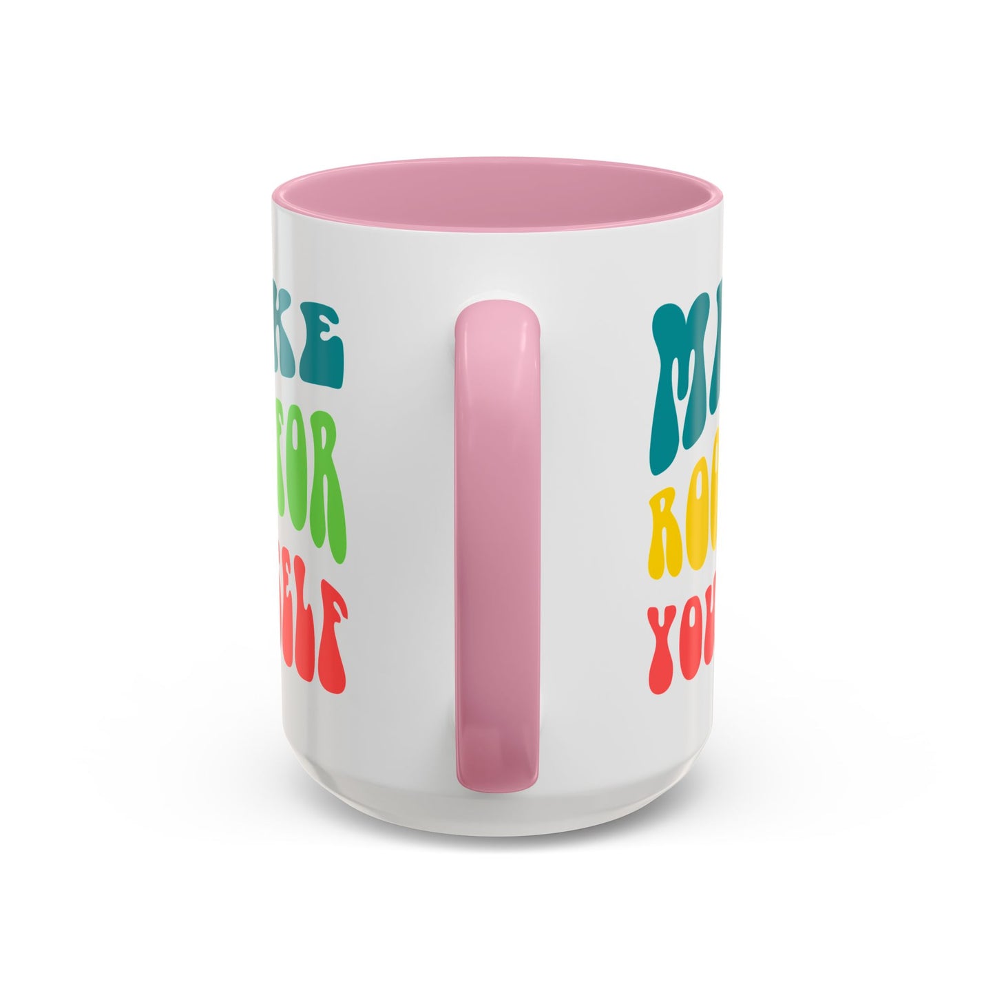Make Room For Yourself – Retro Affirmation Accent Mug (11oz/15oz)