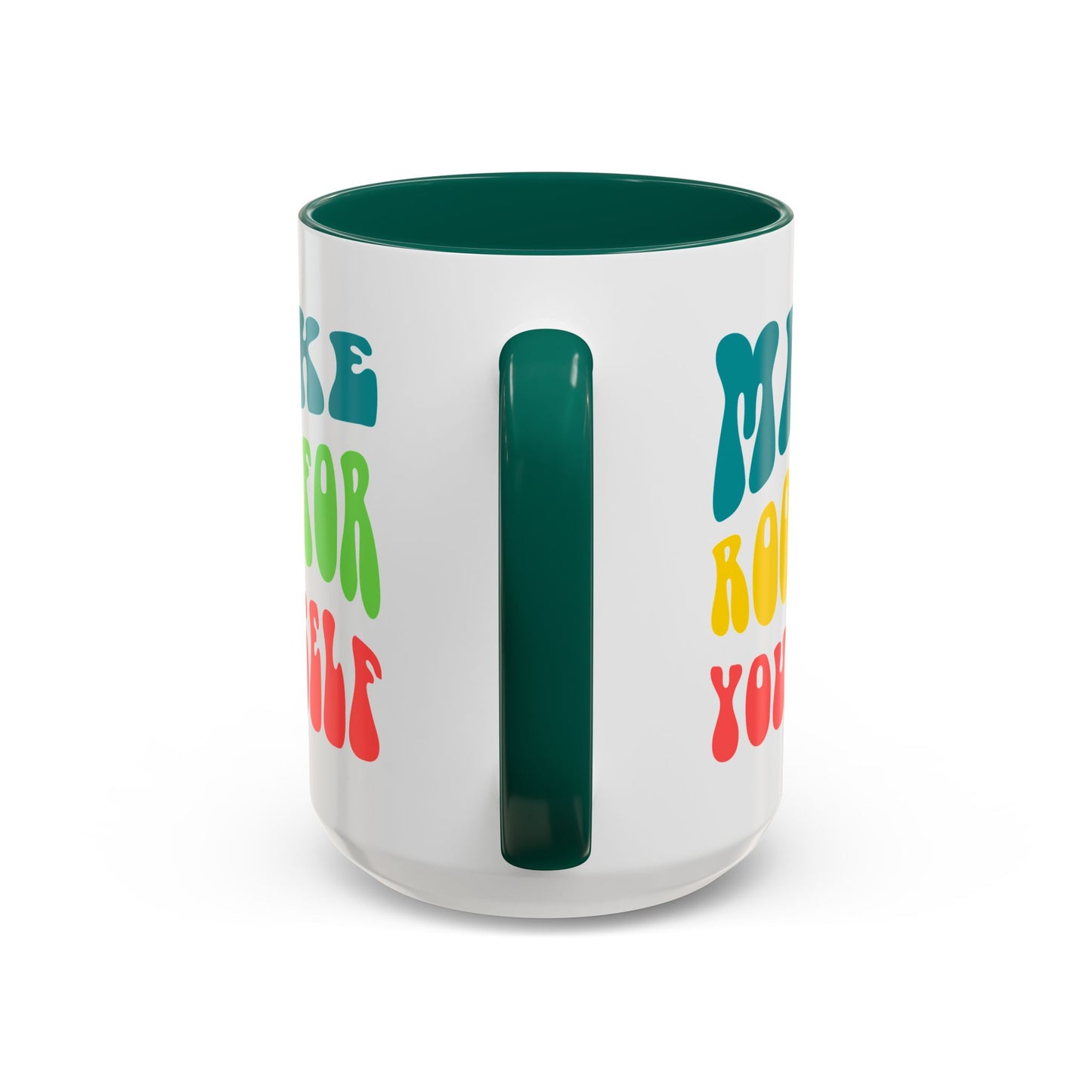 Make Room For Yourself – Retro Affirmation Accent Mug (11oz/15oz)