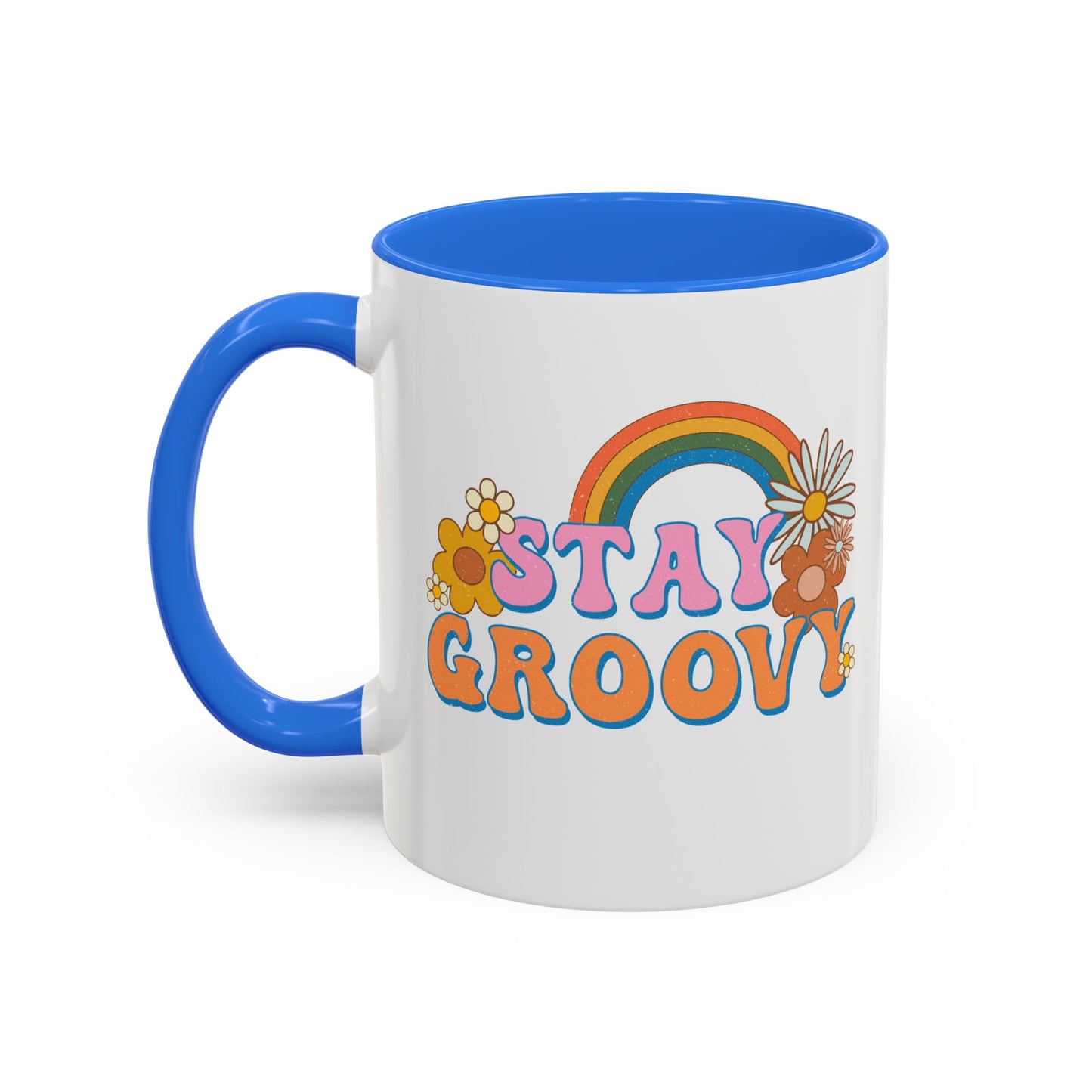 Stay Groovy Coffee Mug – Accent (11/15oz, 9 Colors)