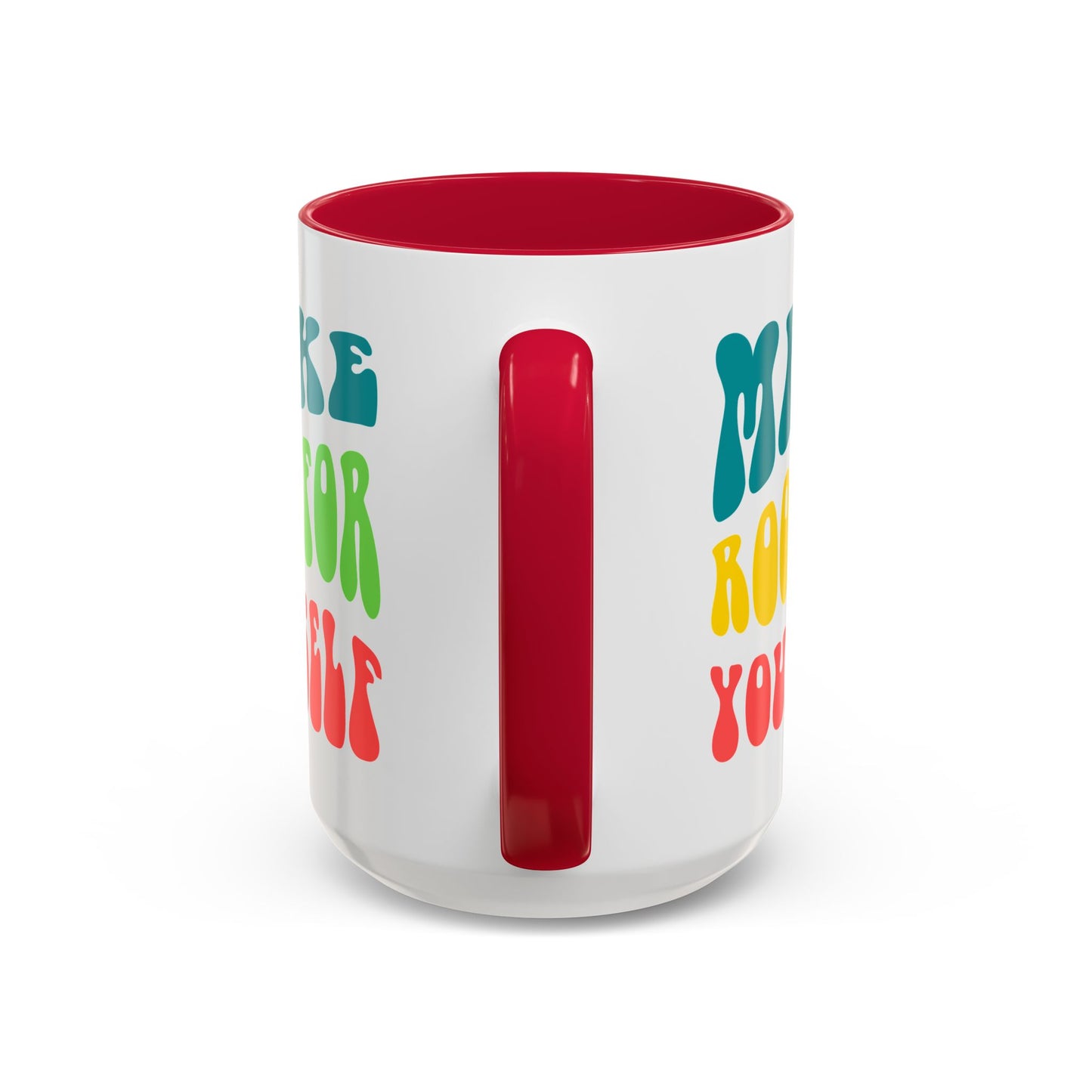 Make Room For Yourself – Retro Affirmation Accent Mug (11oz/15oz)