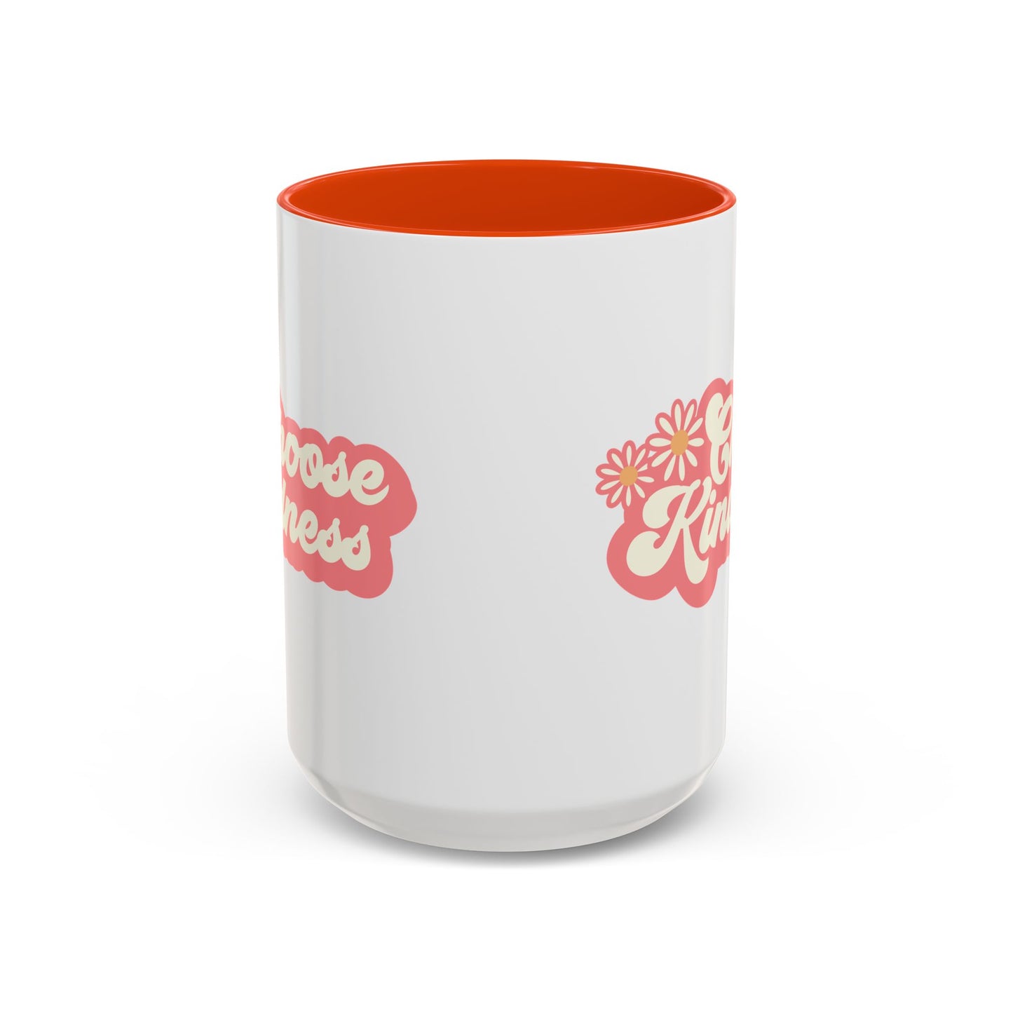 Choose Kindness Retro Accent Mug (11oz/15oz)
