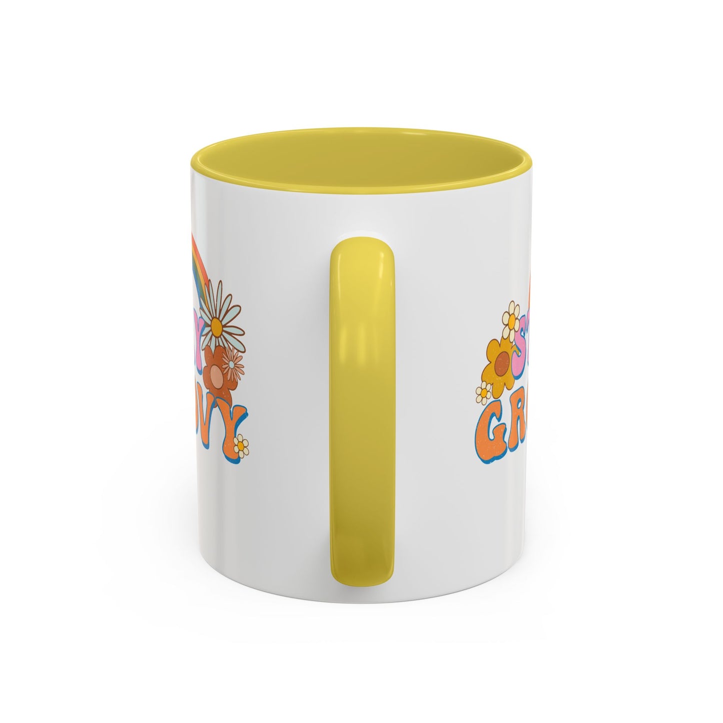 Stay Groovy Coffee Mug – Accent (11/15oz, 9 Colors)