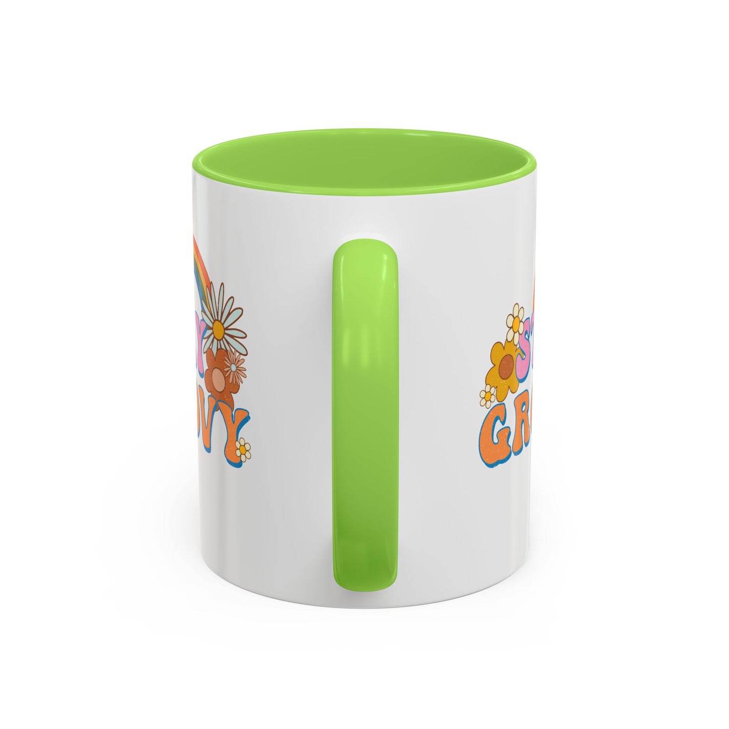 Stay Groovy Coffee Mug – Accent (11/15oz, 9 Colors)