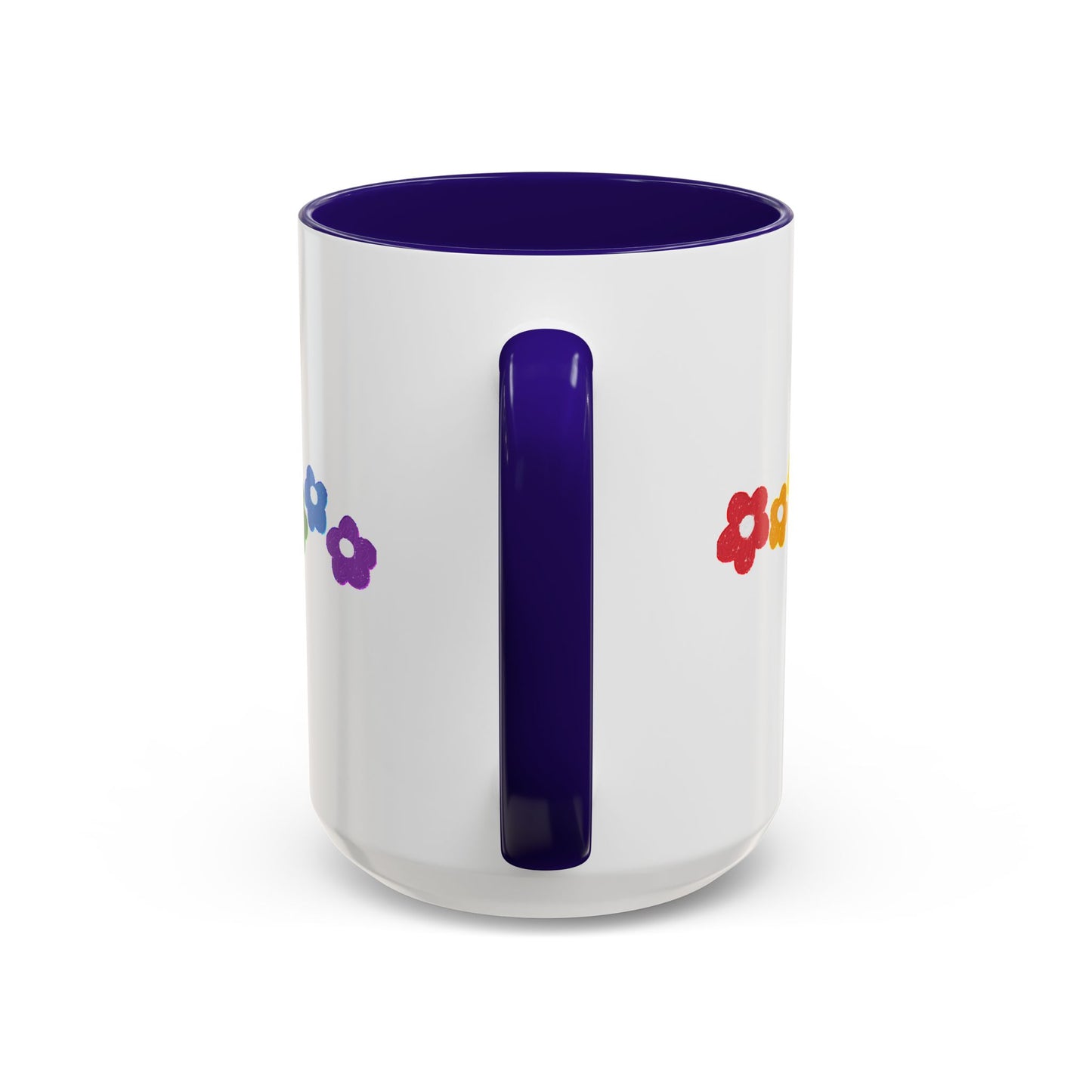 Rainbow Flower Arc Ceramic Mug – 11oz, 15oz, 20oz