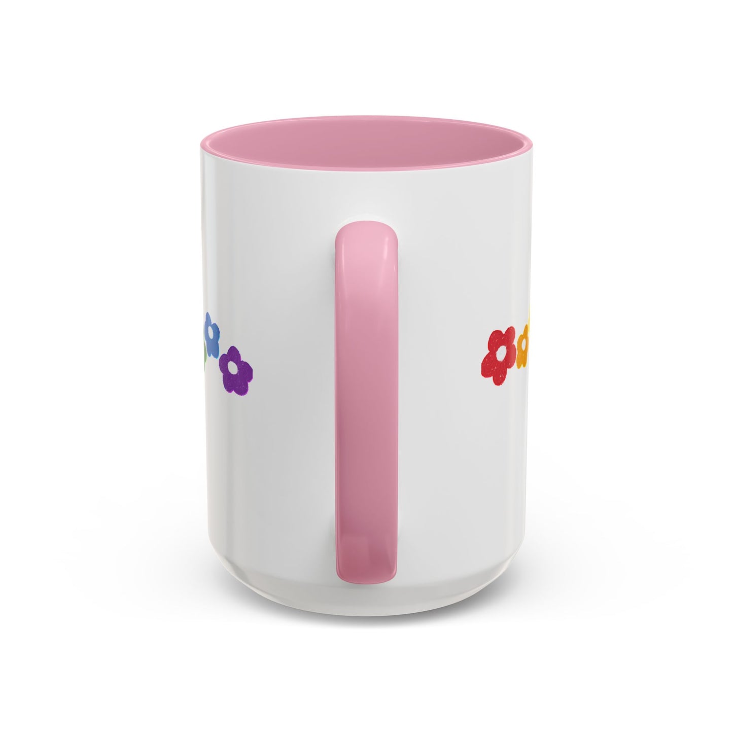 Rainbow Flower Arc Ceramic Mug – 11oz, 15oz, 20oz