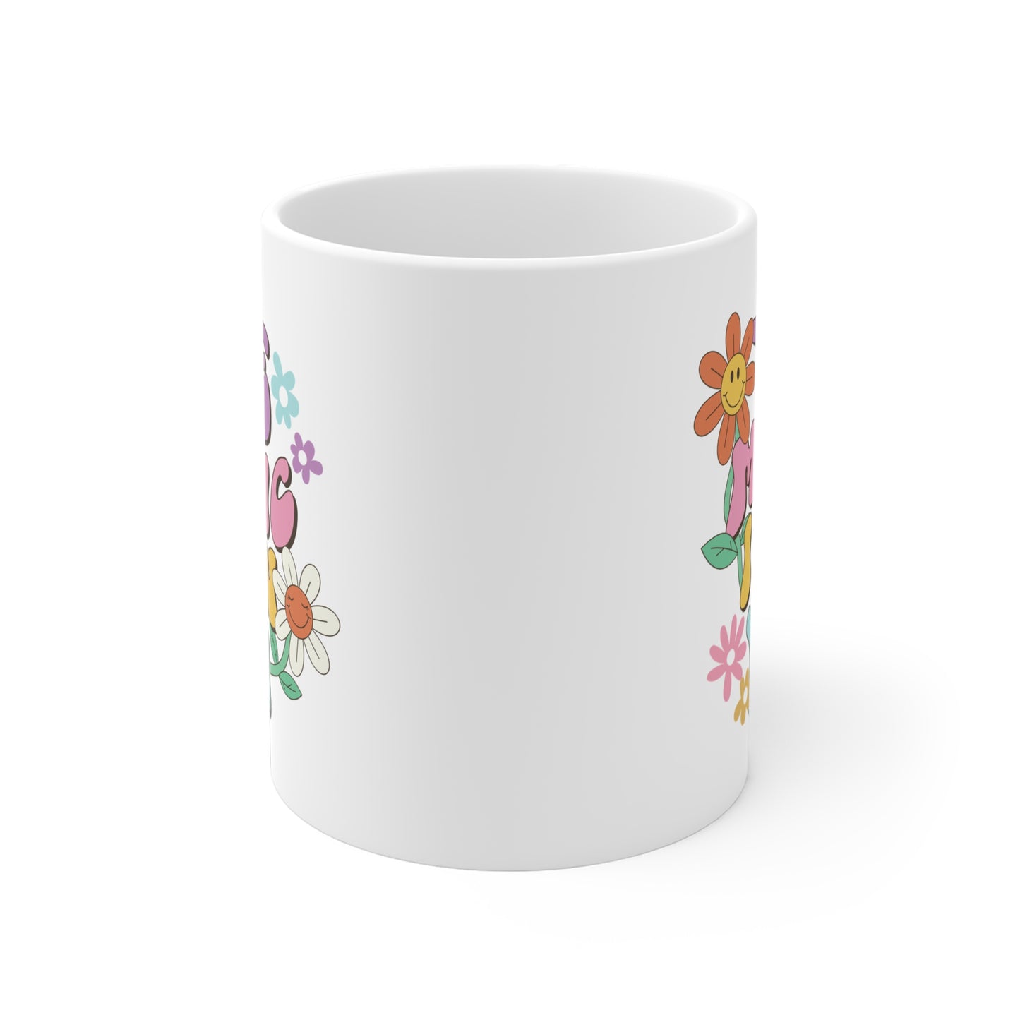 The Magic Is In You Coffee Mug – 70s Daisy Lettering | 11oz 15oz 20oz
