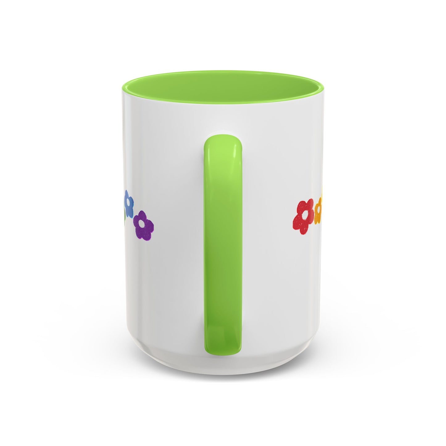 Rainbow Flower Arc Ceramic Mug – 11oz, 15oz, 20oz