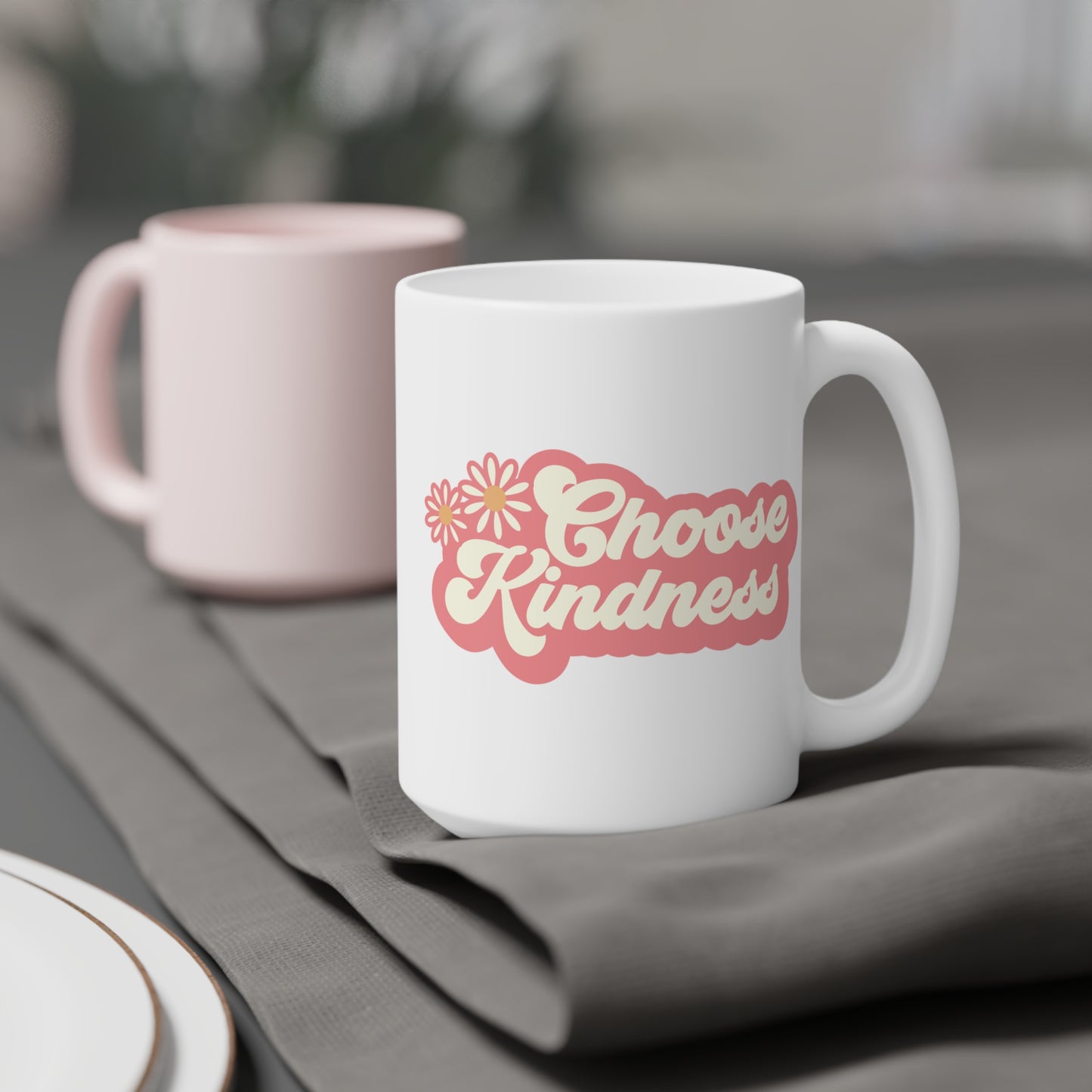 Choose Kindness Coffee Mug 20oz - Inspirational Ceramic Cup, Positivity & Kindness, Empathetic Gift, Compassion Themed, Daily Reminder