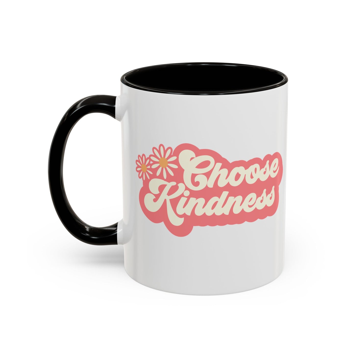 Choose Kindness Retro Accent Mug (11oz/15oz)