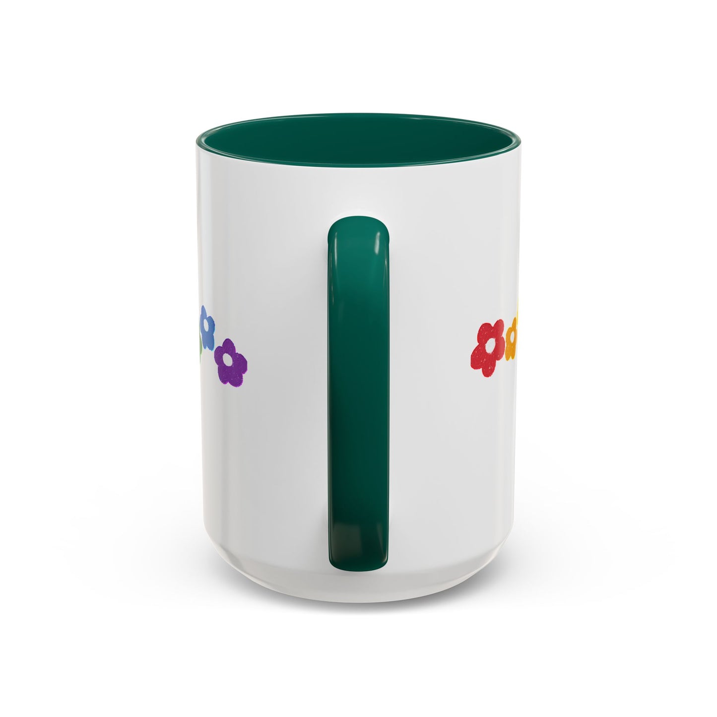 Rainbow Flower Arc Ceramic Mug – 11oz, 15oz, 20oz