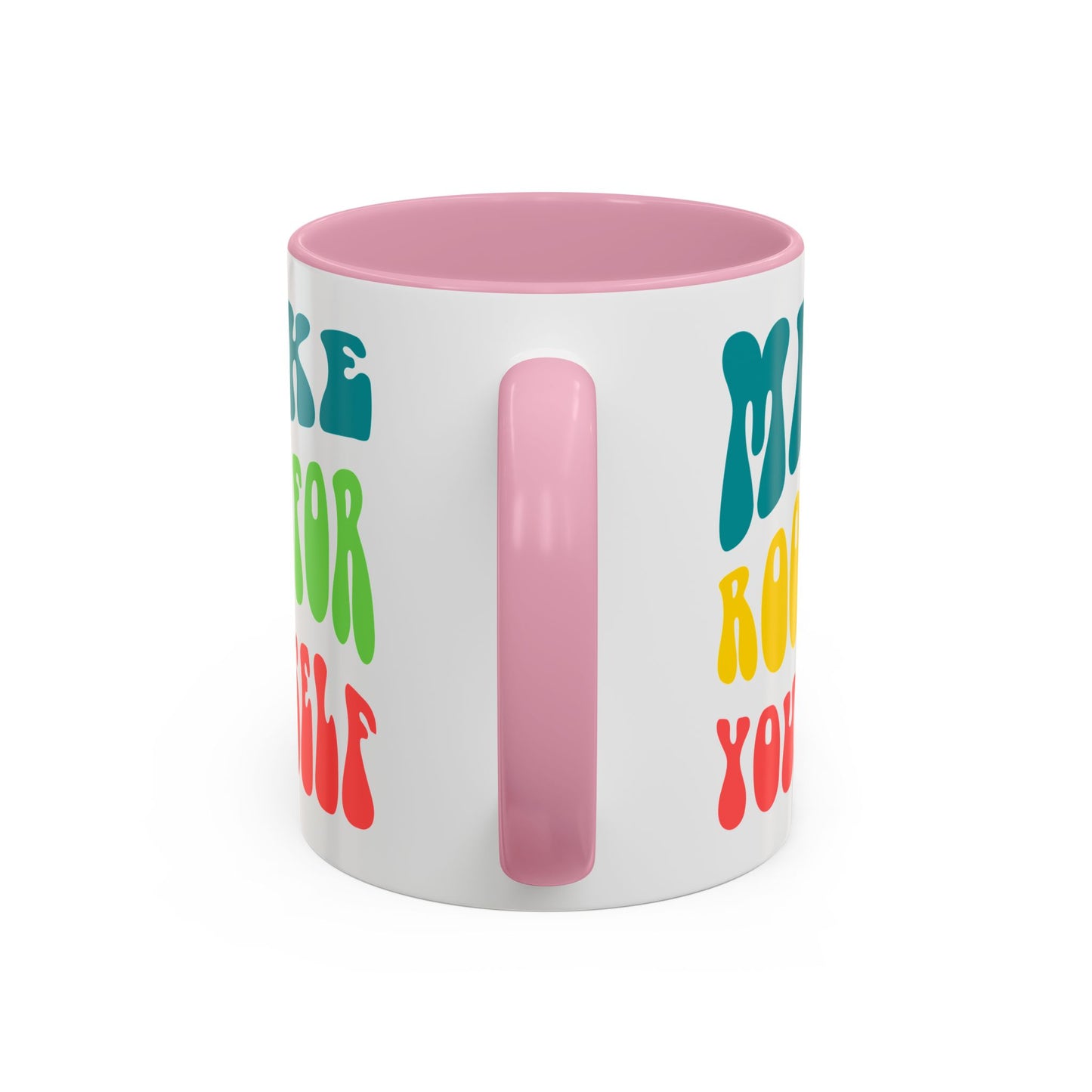 Make Room For Yourself – Retro Affirmation Accent Mug (11oz/15oz)