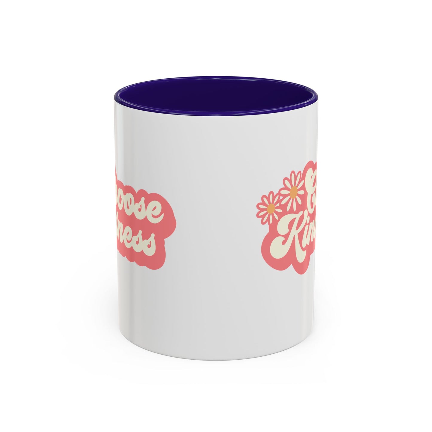 Choose Kindness Retro Accent Mug (11oz/15oz)