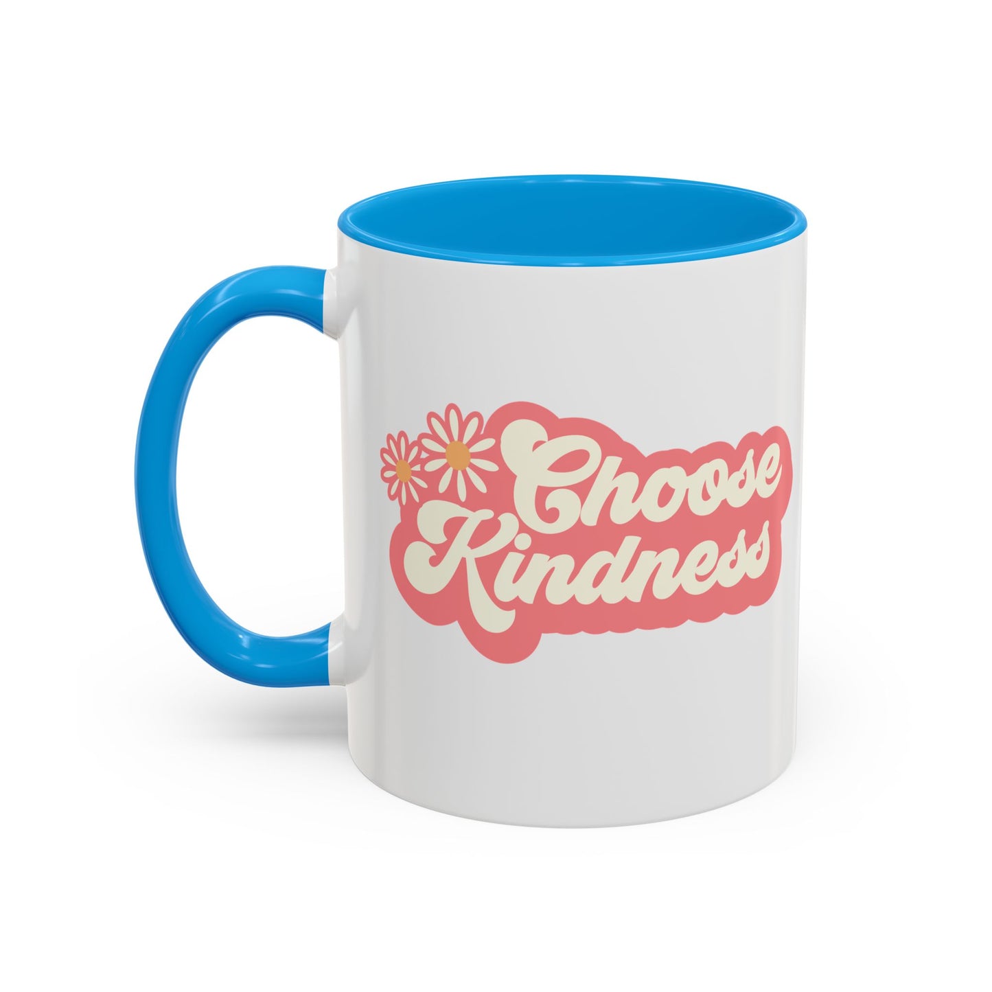 Choose Kindness Retro Accent Mug (11oz/15oz)